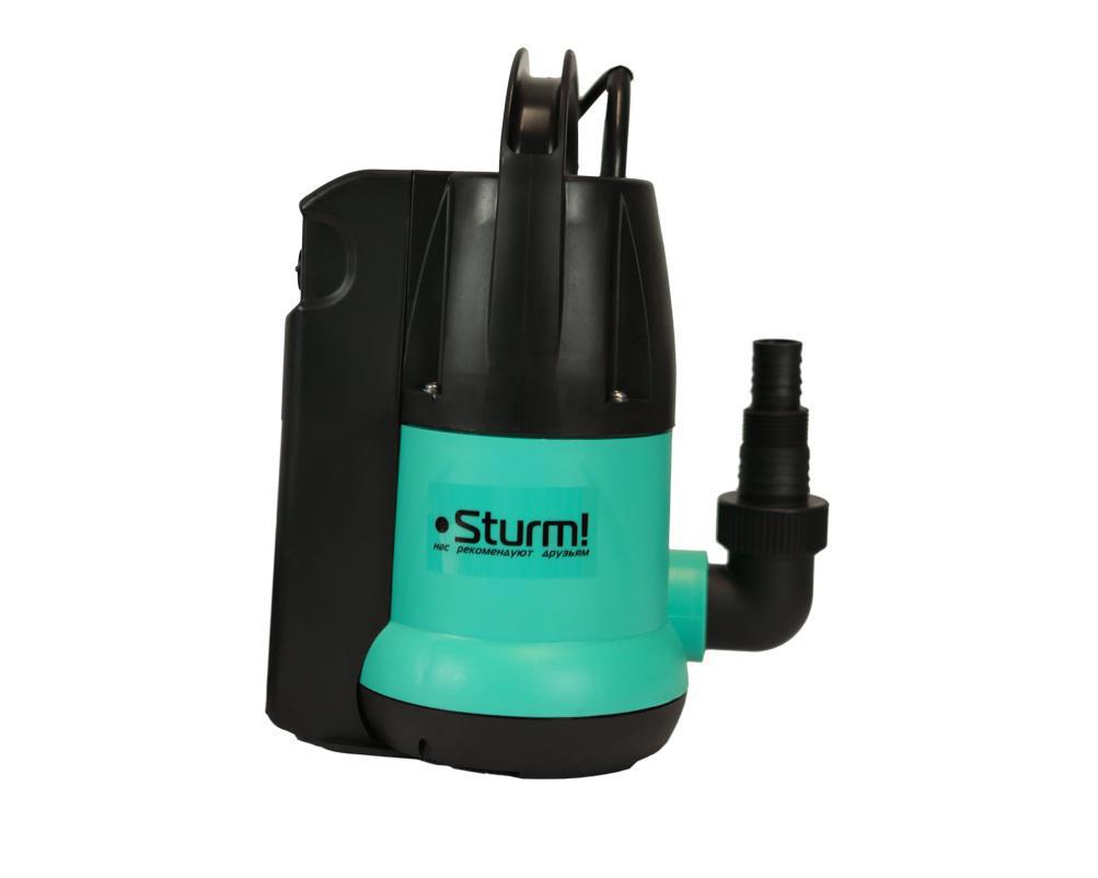 Изображение товара Насос погружной дренажный Sturm! Wp9745bf чистая вода расход 7800 л/ч