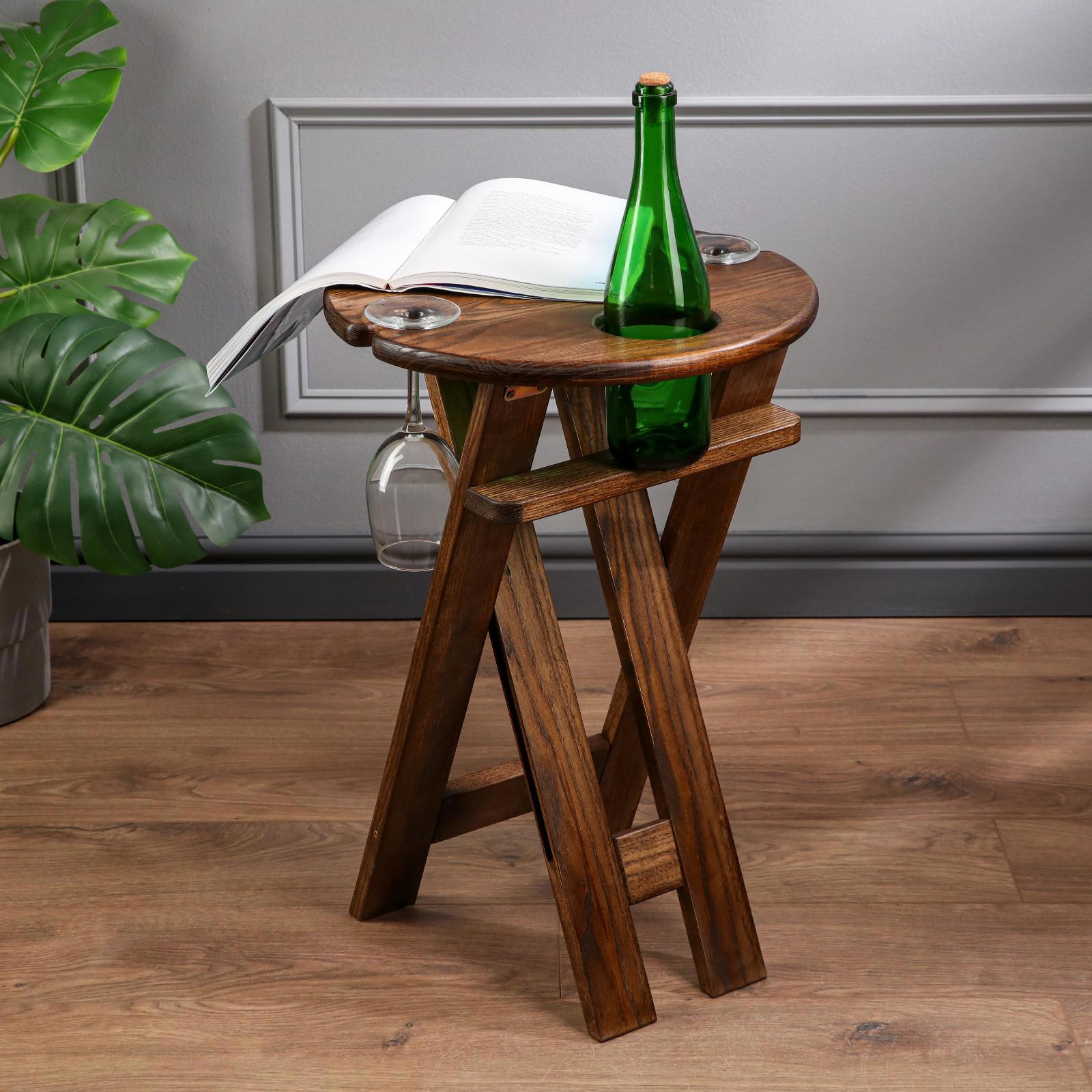 Изображение товара Стол Доброе дерево 5451937 60x80 см коричневый ясень