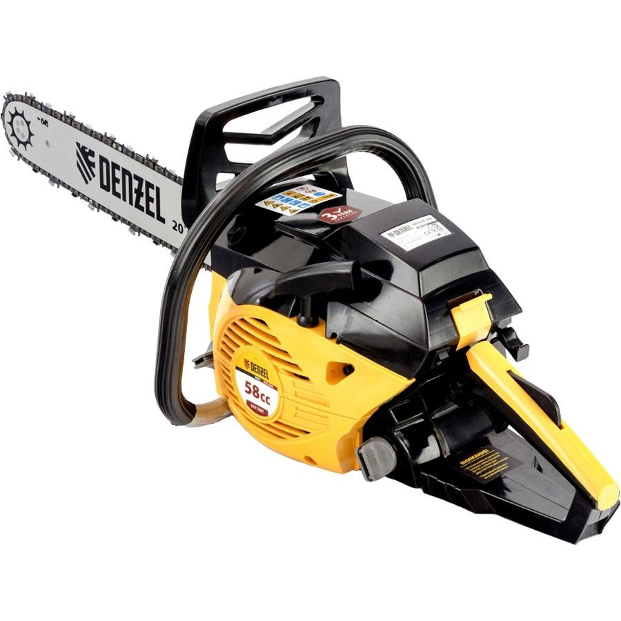 Изображение товара Бензопила Denzel 95235 с мощностью 4.10 л.с. и шиной 50 см