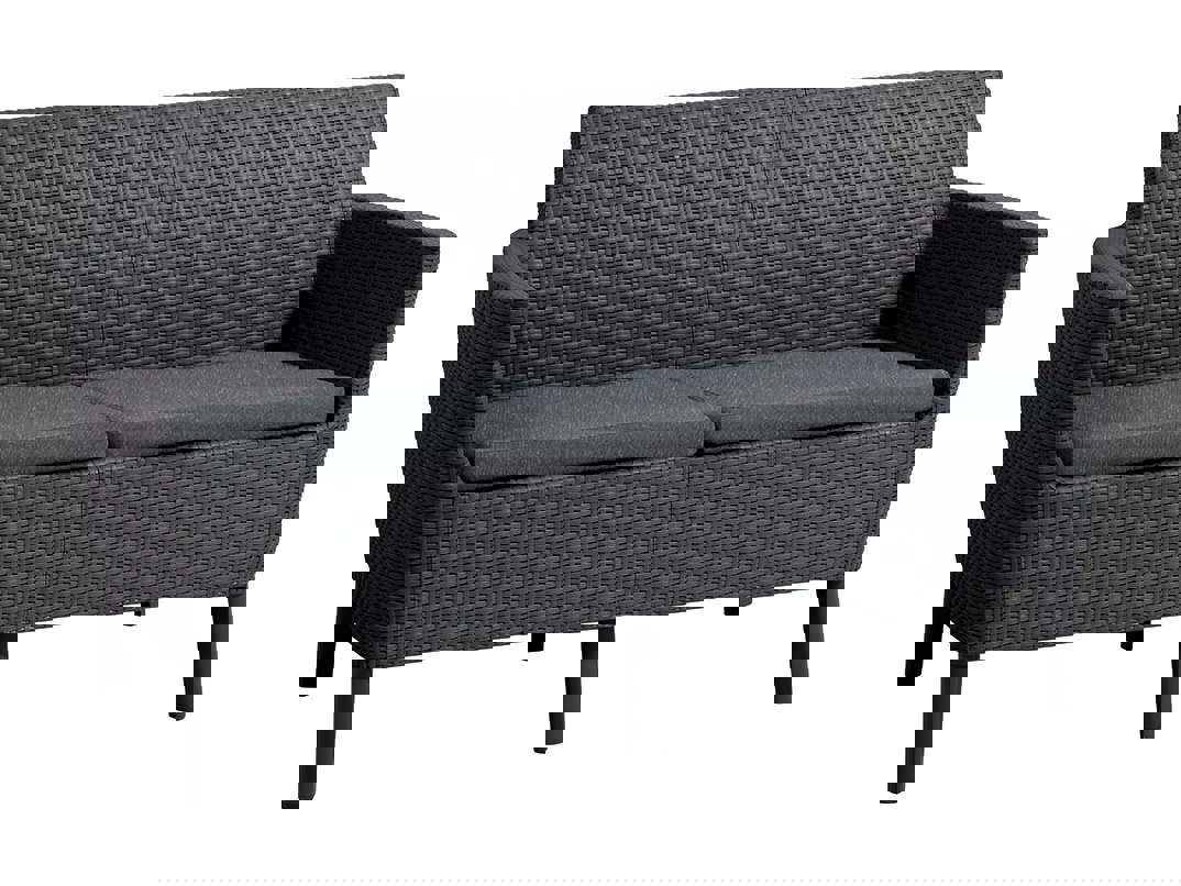 Изображение товара Диван садовый Keter Salemo 133х67х76 см полипропилен серый с съемными чехлами