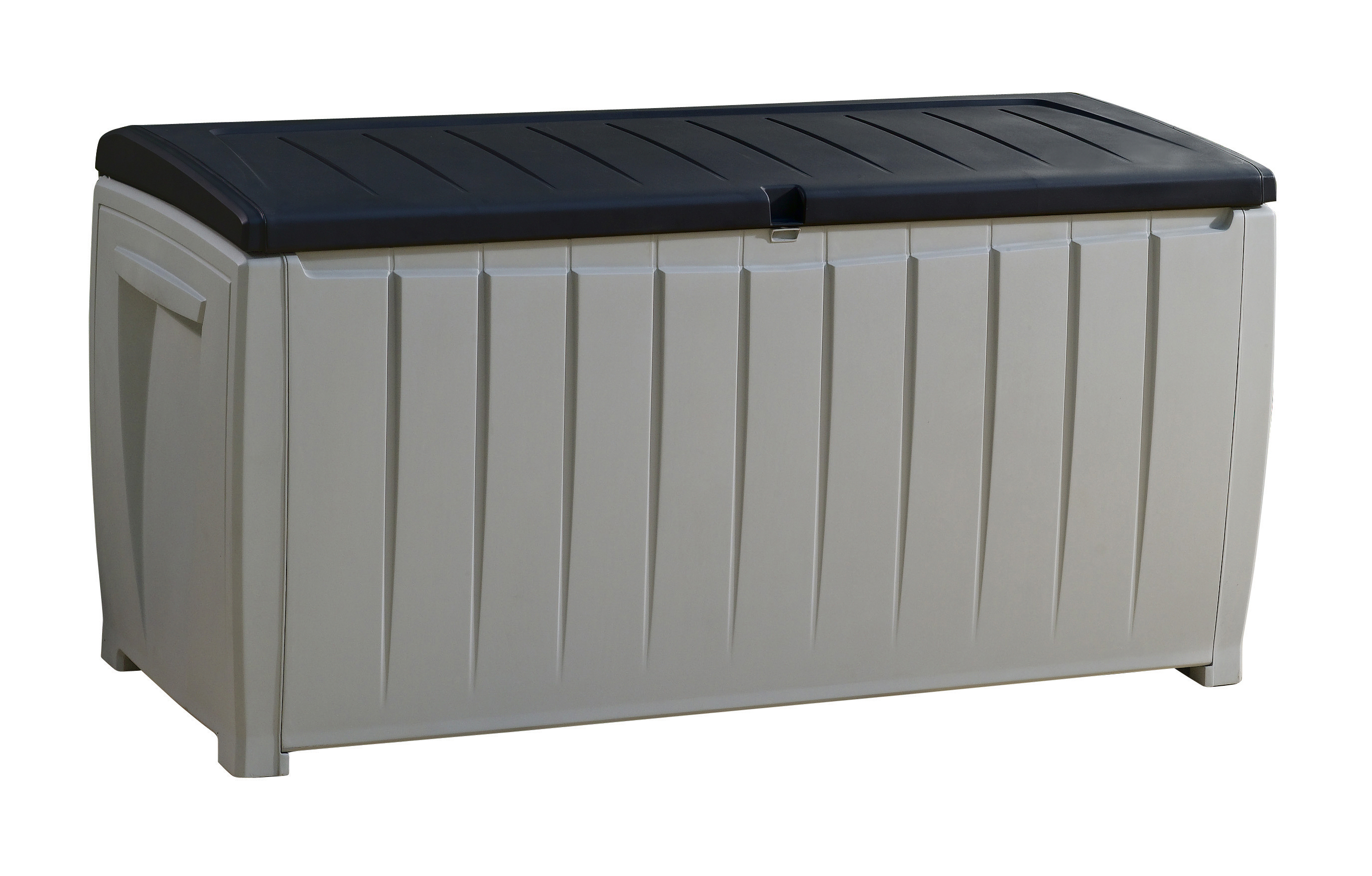 Изображение товара Ящик садовый Keter Novel desk box 124x55x62.5 см 340 л серый