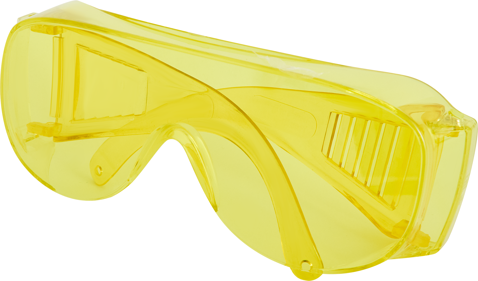 Очки защитные открытые Dexter 13513LMD желтые с возможностью носки корригирующих очков