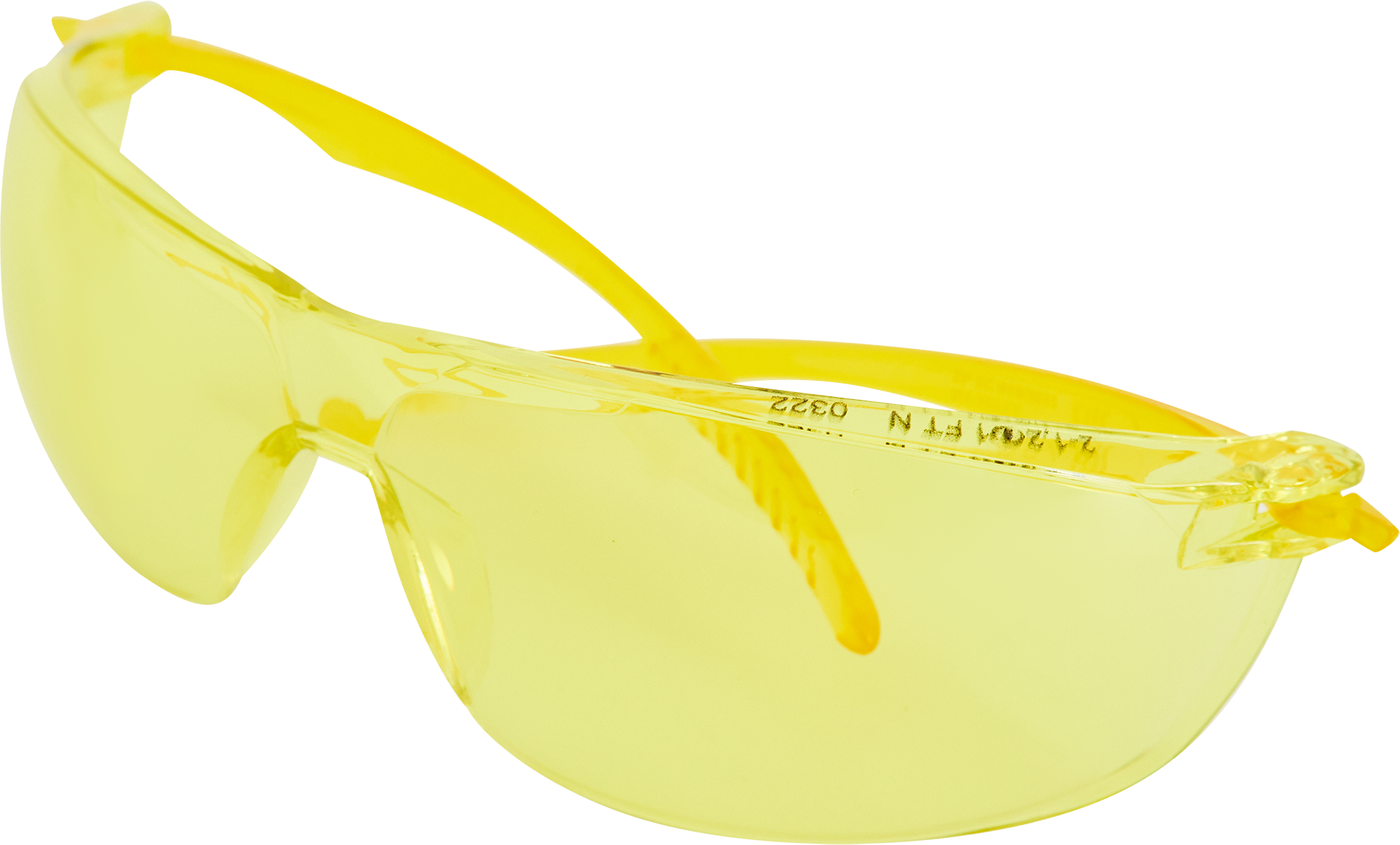 Очки защитные открытые Dexter желтые с защитой от запотевания