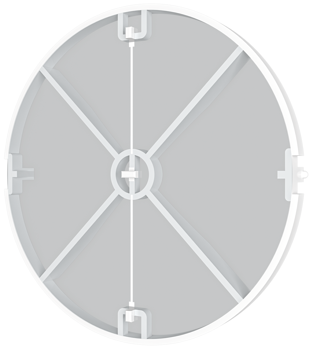Изображение товара Обратный вентиляционный клапан Эра 100 BV для вентиляторов 100 мм пластиковый