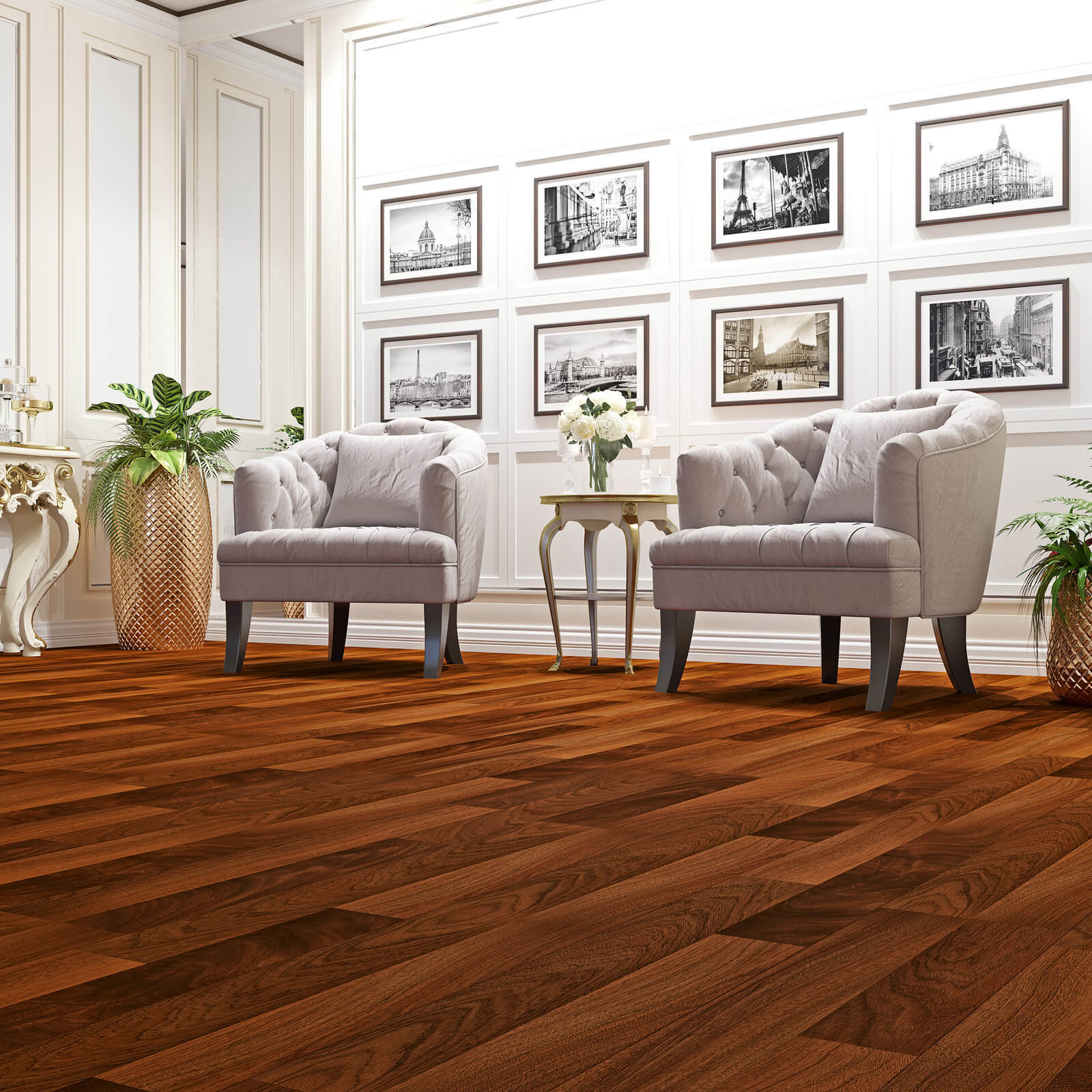 Изображение товара Ламинат Kronostar Galaxy Махагони 8 мм 2.13 м2 класс 32 влагостойкий