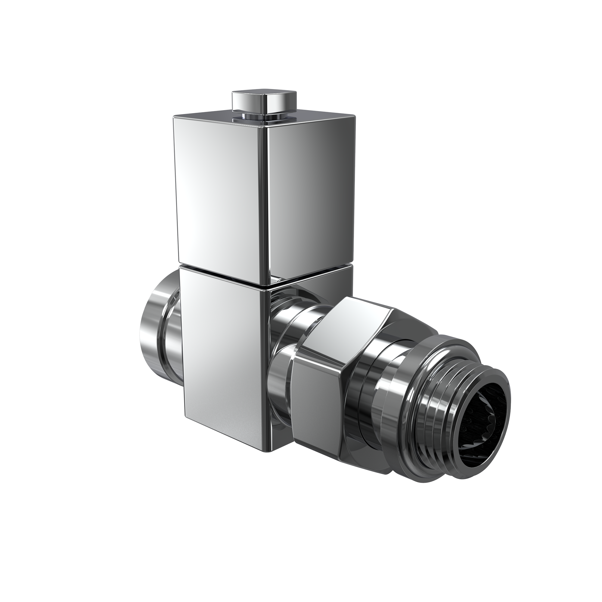 Комплект регулирующих вентилей для радиатора осевой Royal Thermo Cube 1/2" латунь