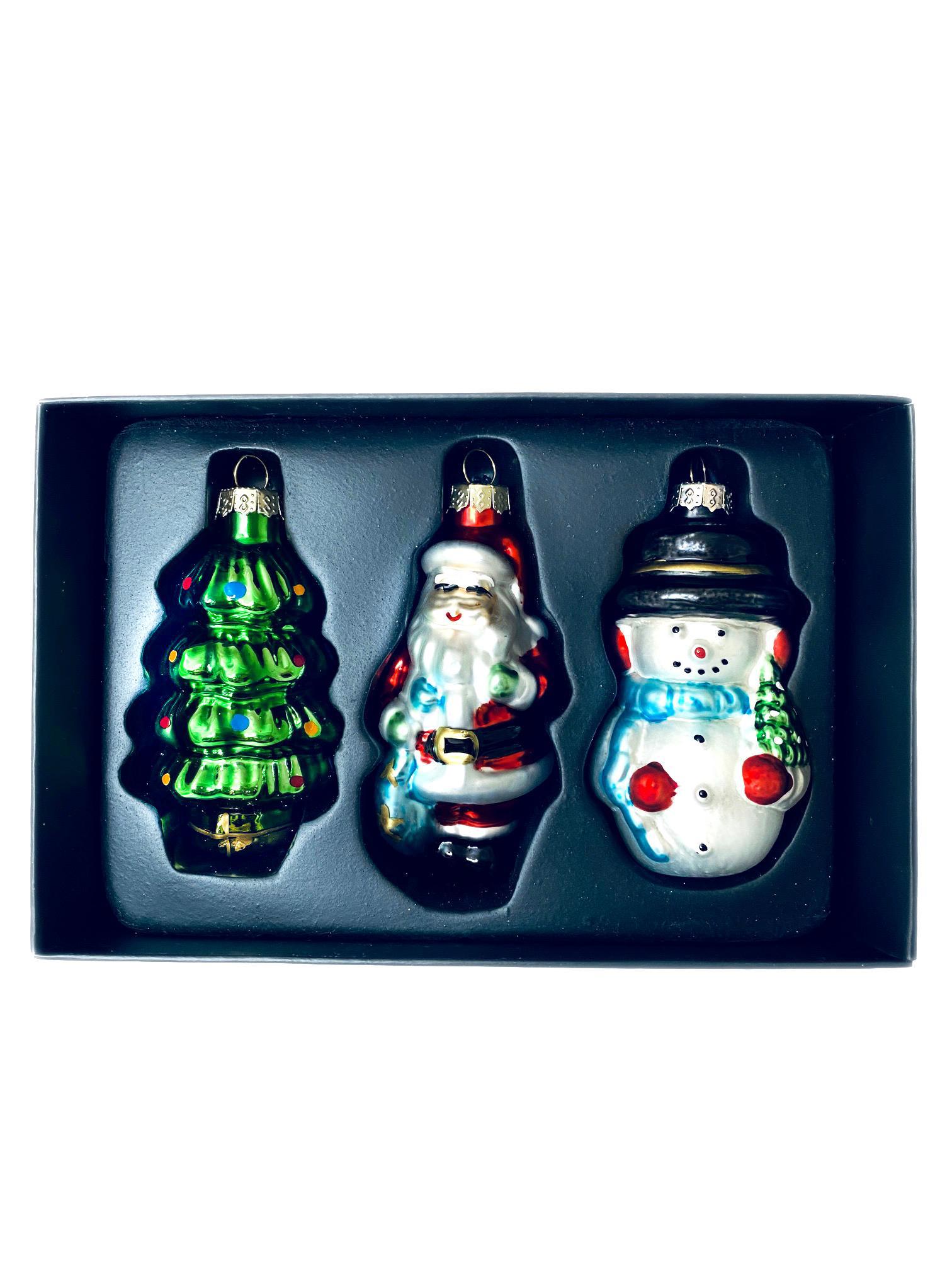 Изображение товара Набор елочных игрушек Магия Праздника MAG1932 3 шт 4*8 см праздничные украшения