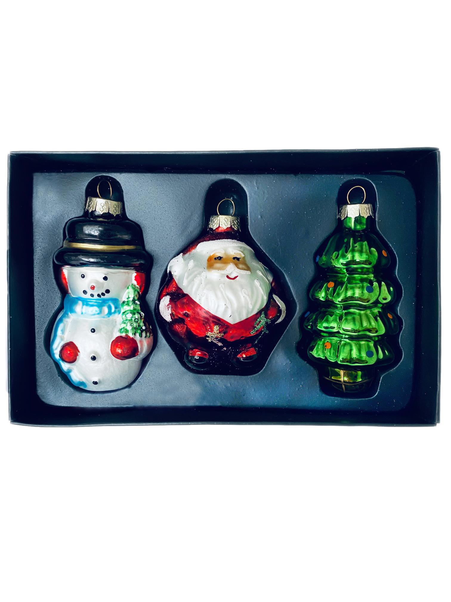 Изображение товара Набор елочных игрушек Магия Праздника MAG1933, 3 шт., стекло