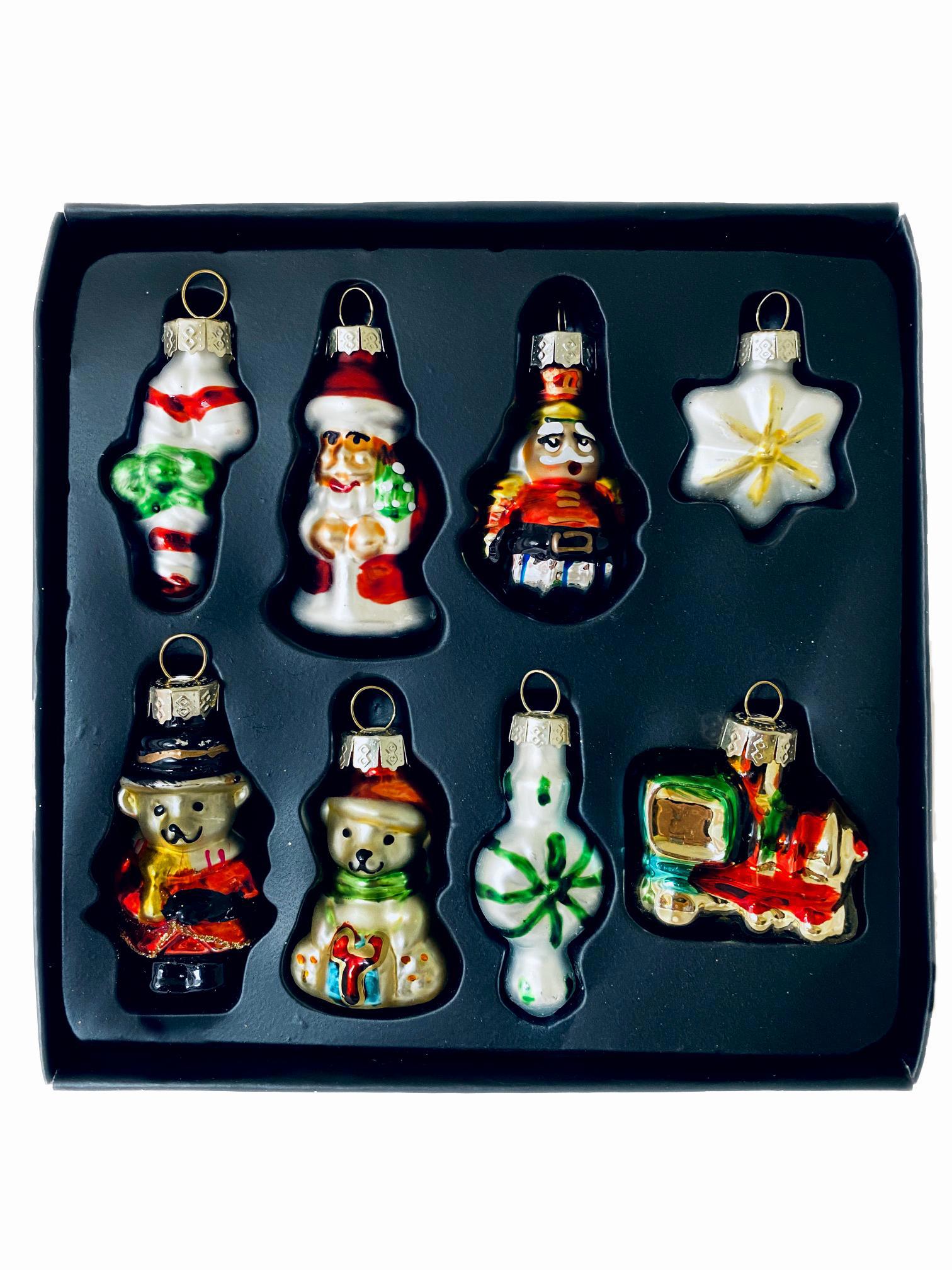 Изображение товара Набор стеклянных елочных игрушек Магия Праздника MAG1929, 8 шт для праздника