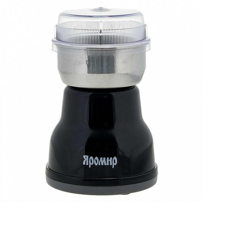 Изображение товара Электрическая кофемолка Яромир яр-505 130 Вт черная для кофе орехов и специй