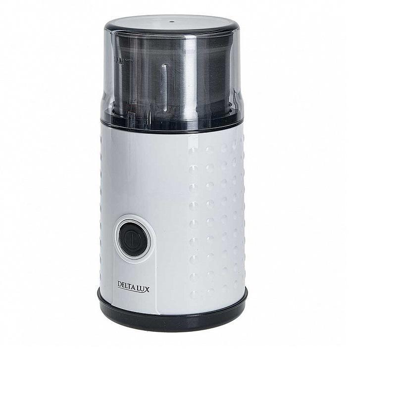 Изображение товара Кофемолка Delta Lux DE-2201 250 Вт белая для кофе и специй