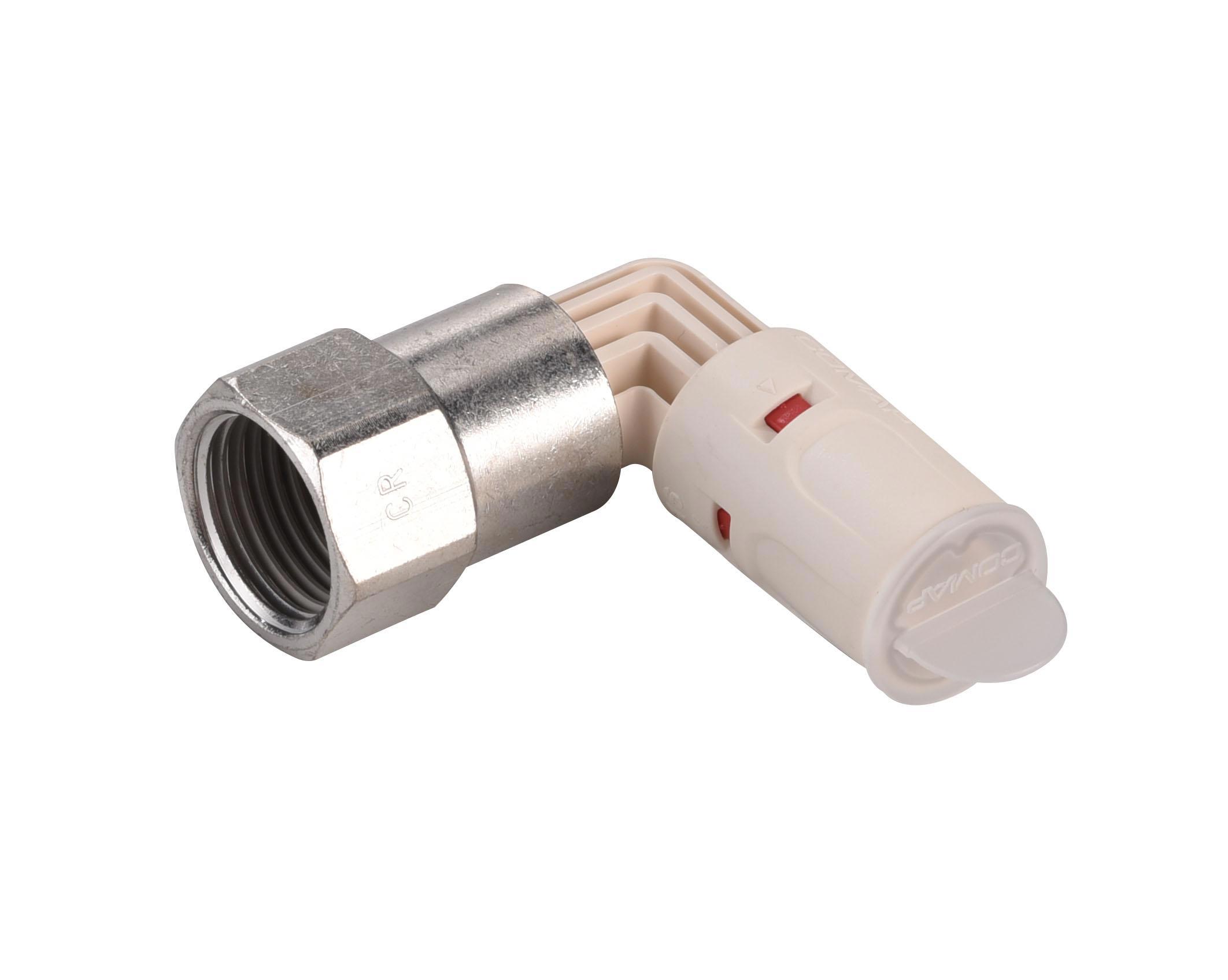 Изображение товара Угол 90° COMAP 3/4"x20 мм полифенилсульфон ВР-ВПр для отопления и водоснабжения