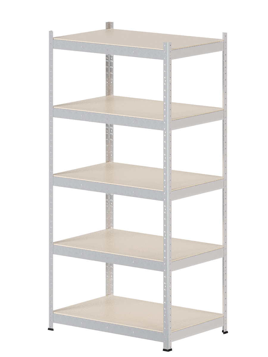 Изображение товара Стеллаж металлический First Logistik 91.2x182.4x60 см с нагрузкой 175 кг на полку