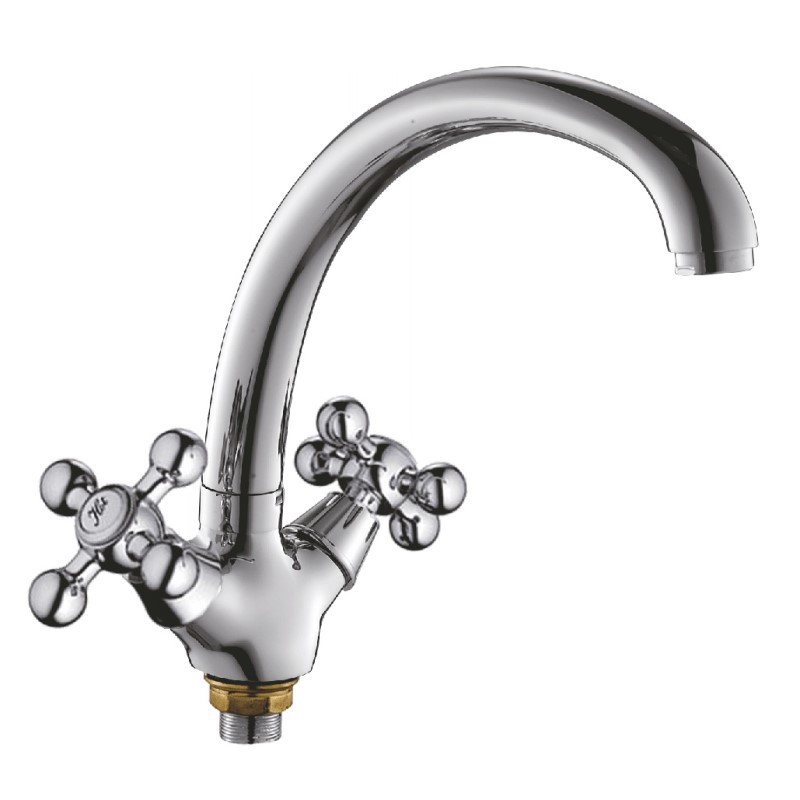 Изображение товара Двухвентильный смеситель Cron цвет хром CN4319 Изображение товара Двухвентильный смеситель Cron цвет хром CN4319