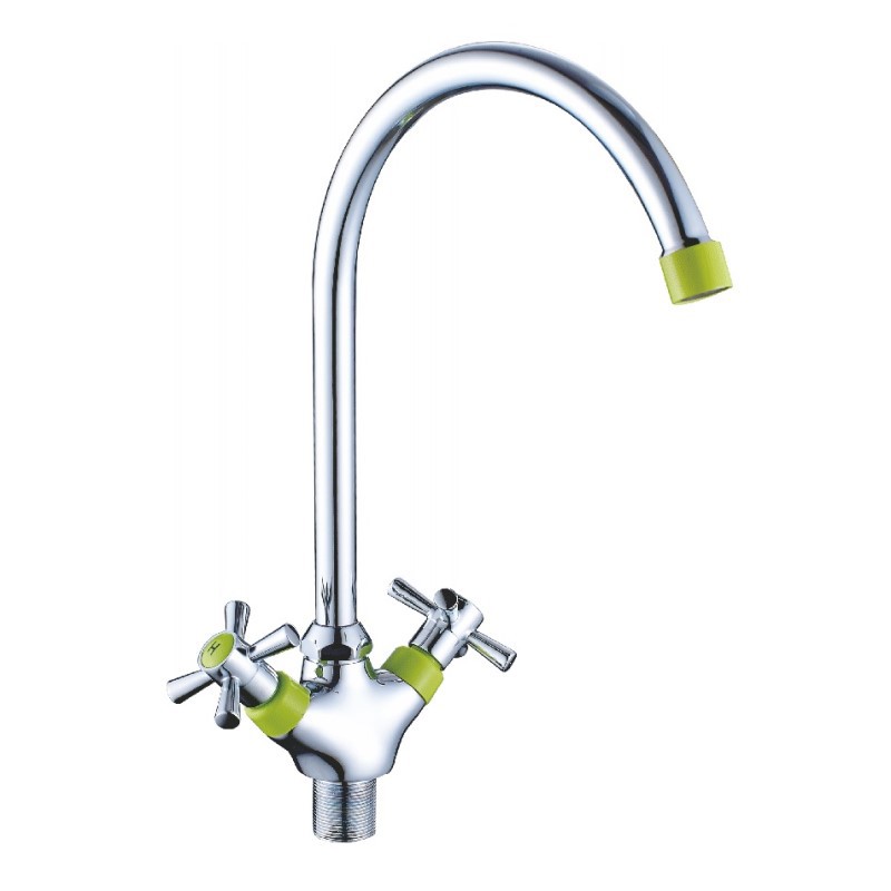 Изображение товара Двухвентильный смеситель Cron цвет зеленый CN46142-12