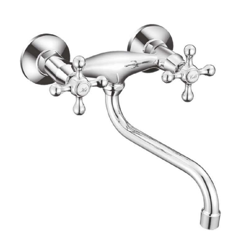 Изображение товара Двухвентильный смеситель Cron цвет хром CN4608