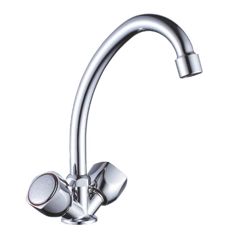 Изображение товара Двухвентильный смеситель Cron цвет хром CN4009