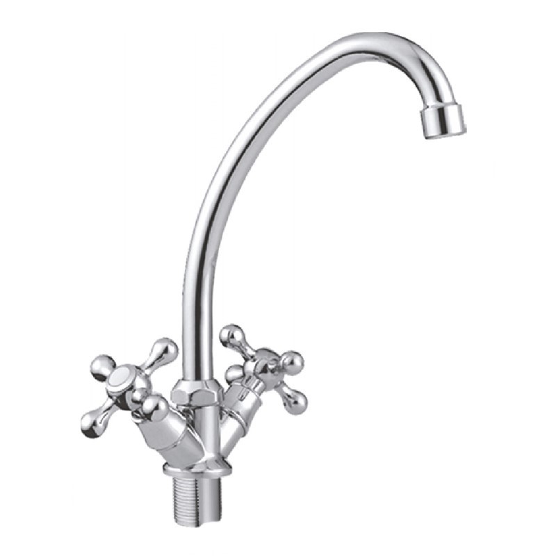 Изображение товара Двухвентильный смеситель Cron цвет хром CN4008-2