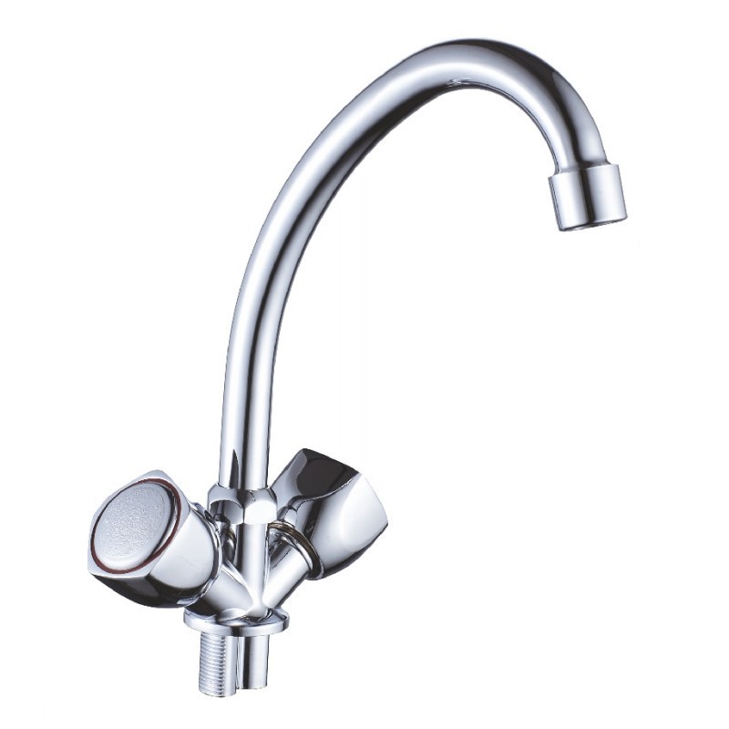 Изображение товара Двухвентильный смеситель Cron цвет хром CN4009-2