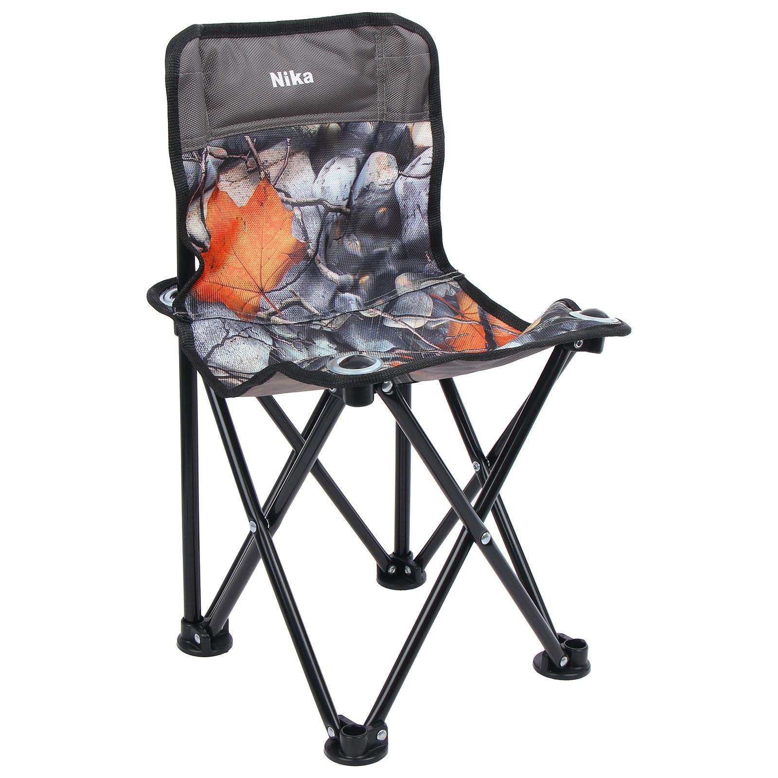 Изображение товара Стул садовый Nika металл-пластик 6897313 складной для дачи и сада