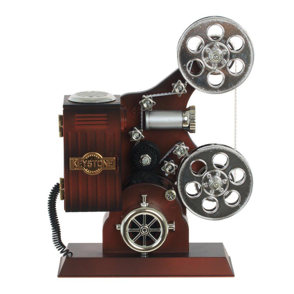 Изображение товара Декоративный кинопроектор 21x7x16 см, металла, коричневый