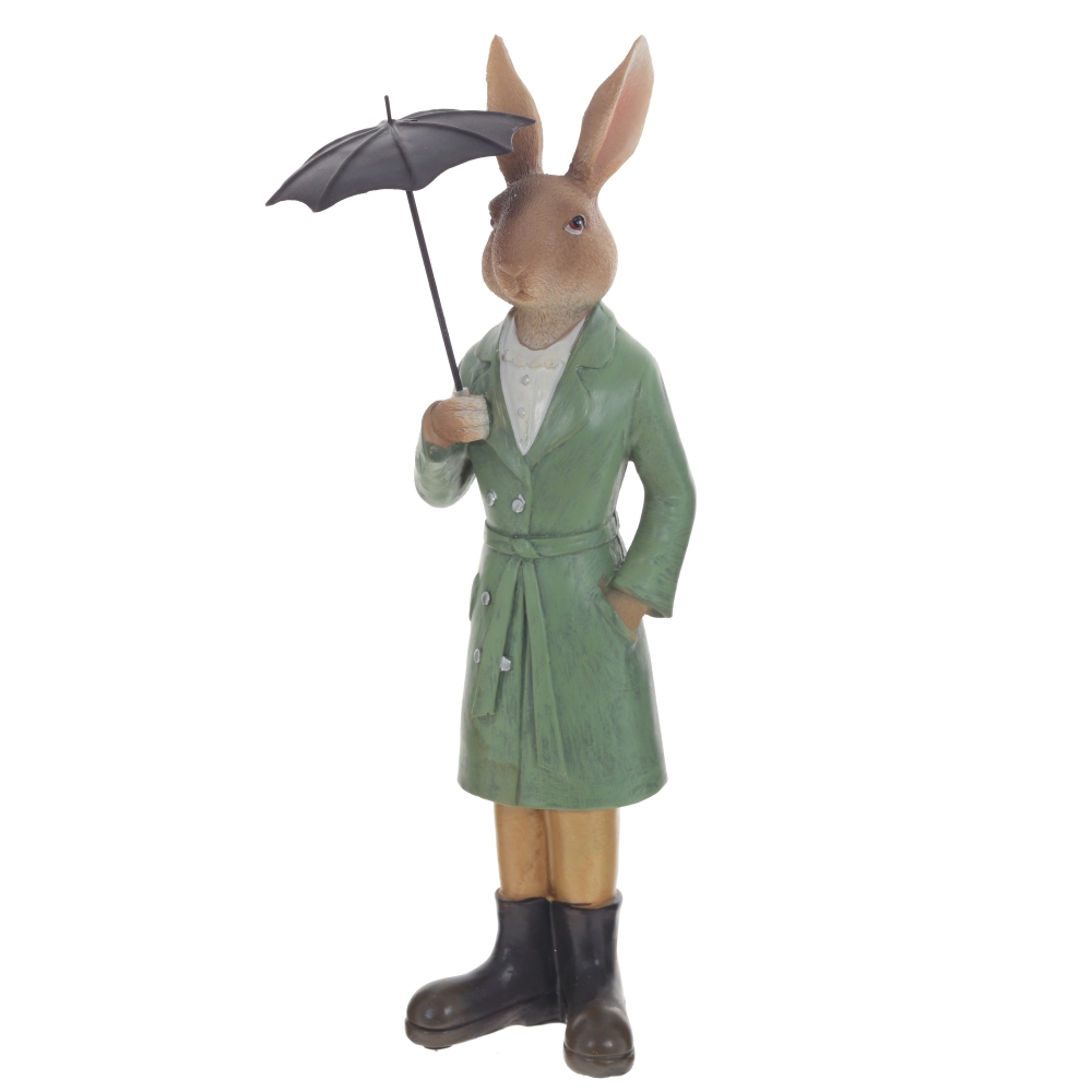 Изображение товара Фигурка декоративная "Заяц" 13x9x33 см 773025