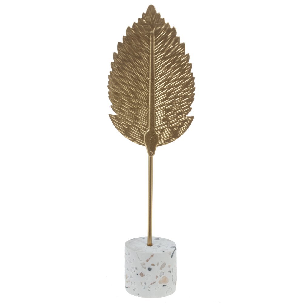 Изображение товара Декоративная фигурка лист 23 см разноцветная