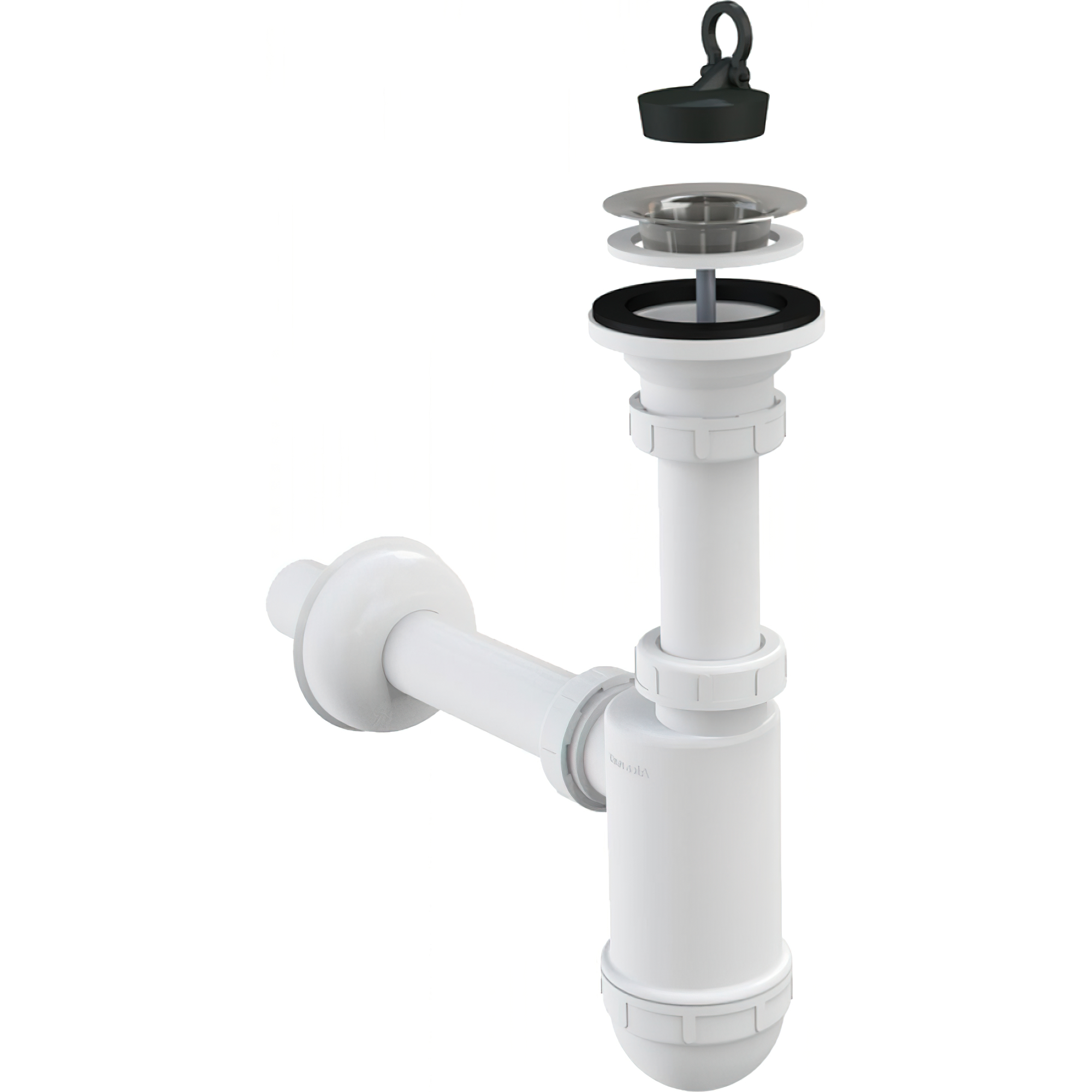 Изображение товара Сифон для умывальника AlcaPlast A411 без перелива белый Чехия