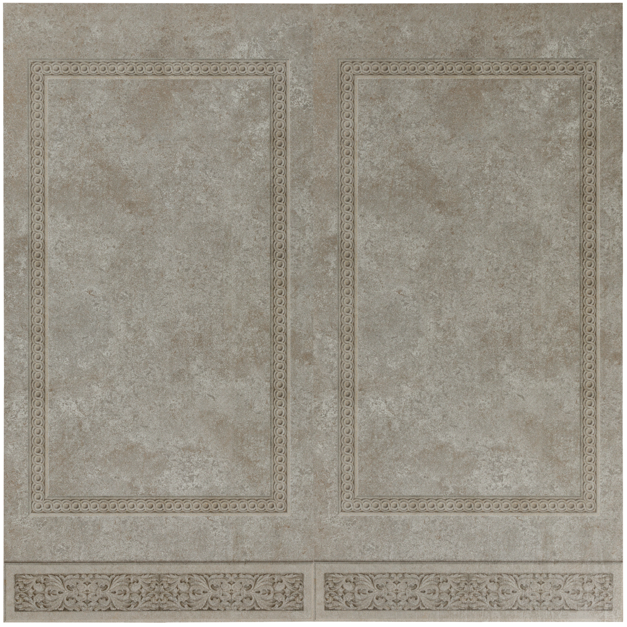 Изображение товара Стеновая декоративная панель Новита Т068371 120х60см цвет серовато-желтый