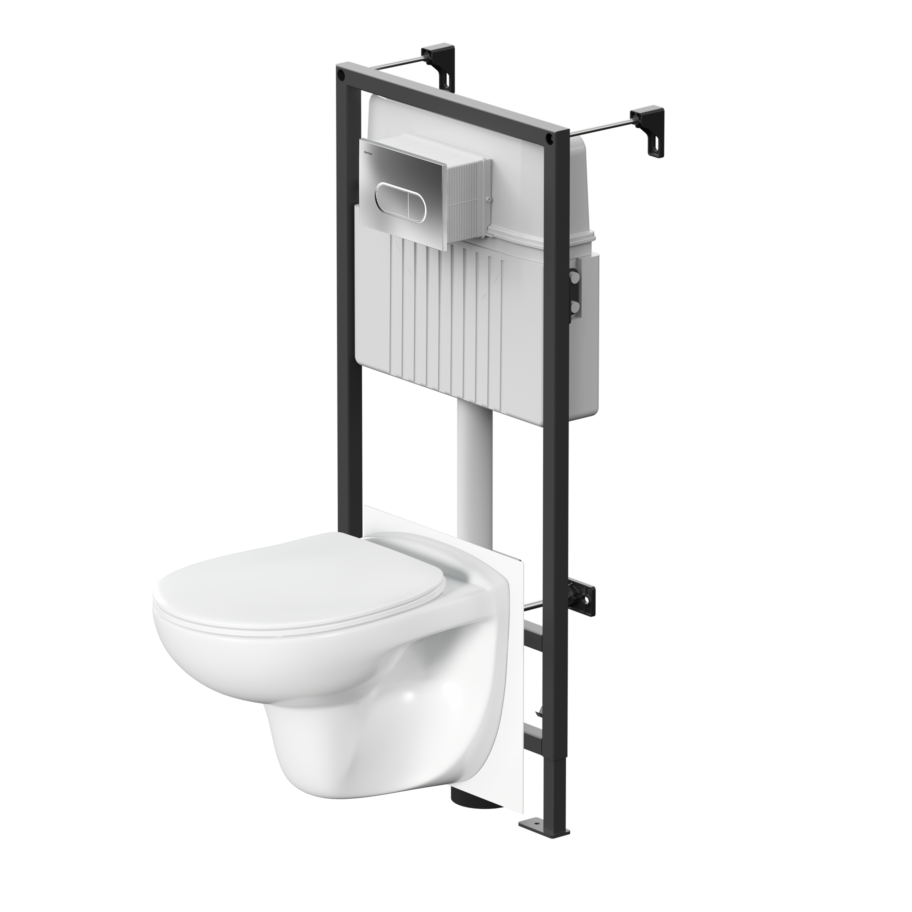 Изображение товара Комплект инсталляция с унитазом Damixa Willow Prime M безободковый