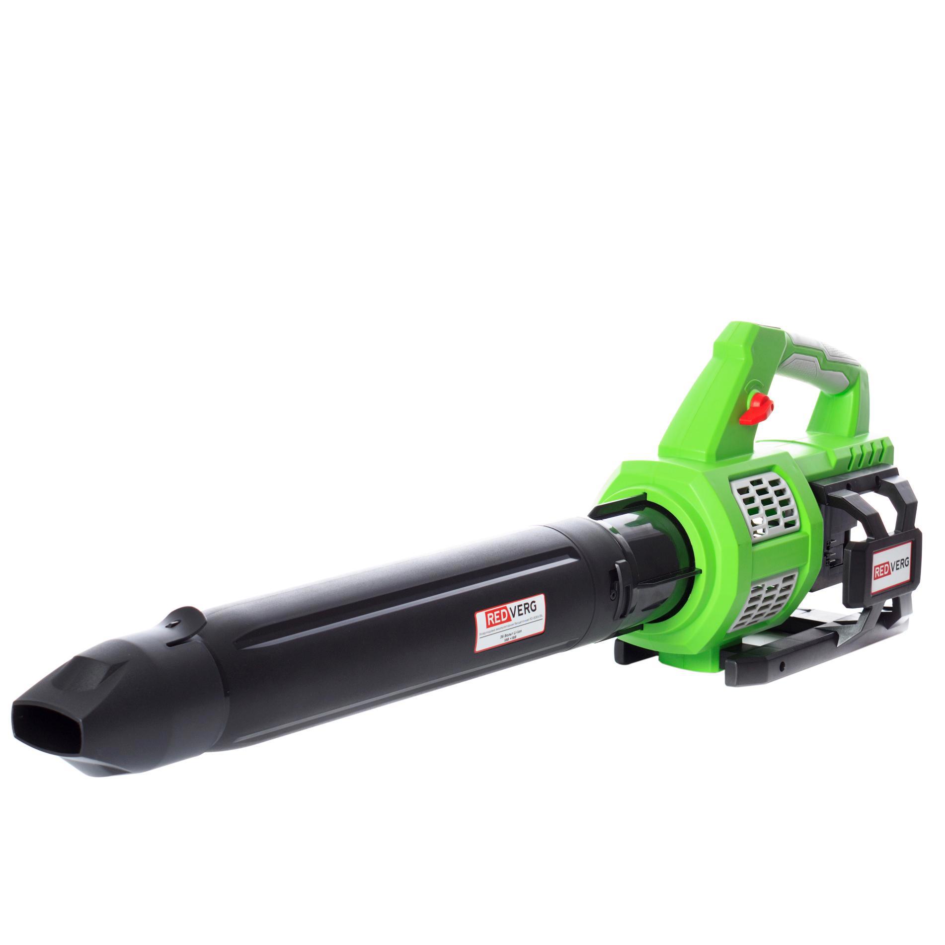 Изображение товара Аккумуляторная воздуходувка RedVerg RD-B36V/BL без аккумулятора и зарядного устройства