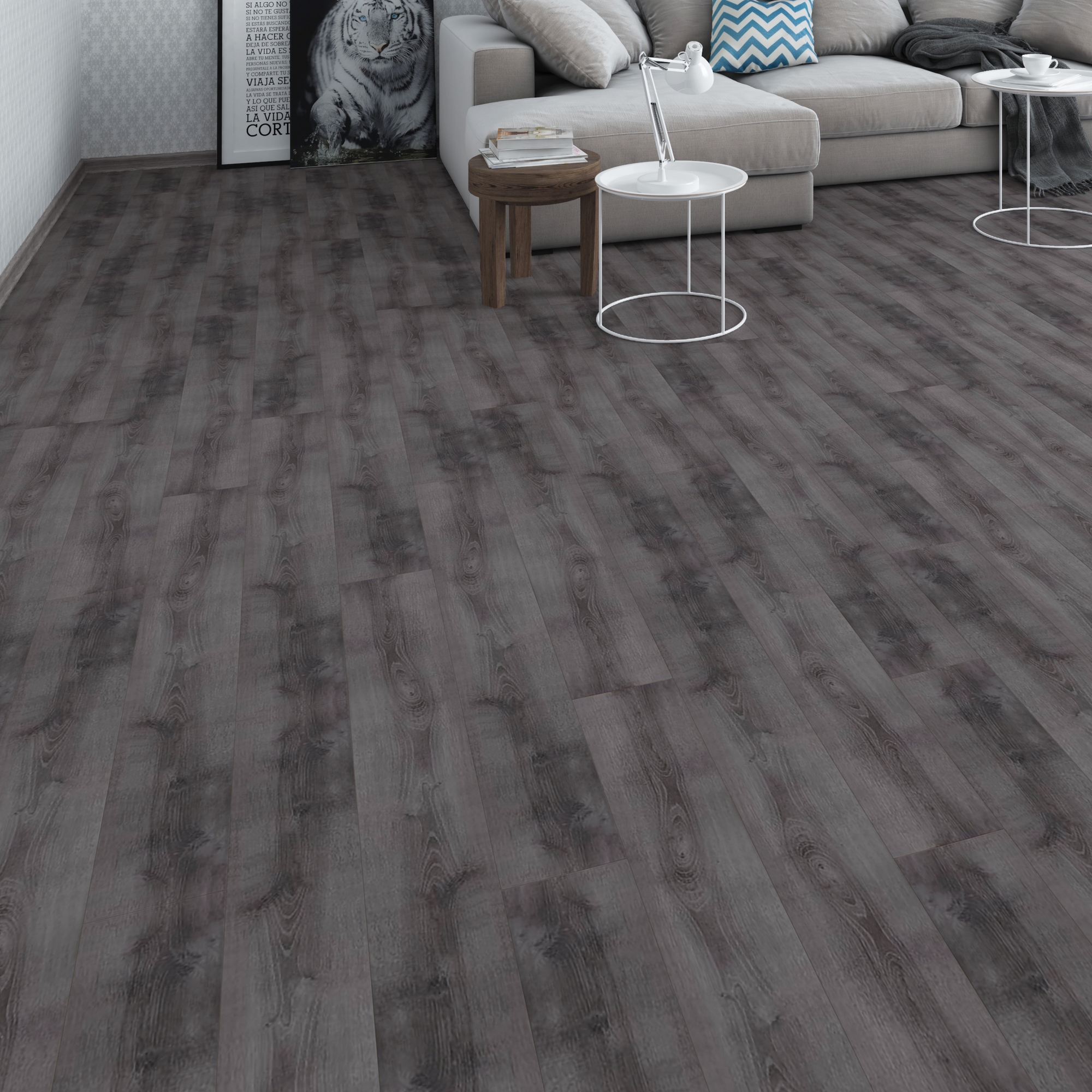 Изображение товара Ламинат Дуб Макао 33 класс 8 мм 4 фаски для домашних и коммерческих помещений