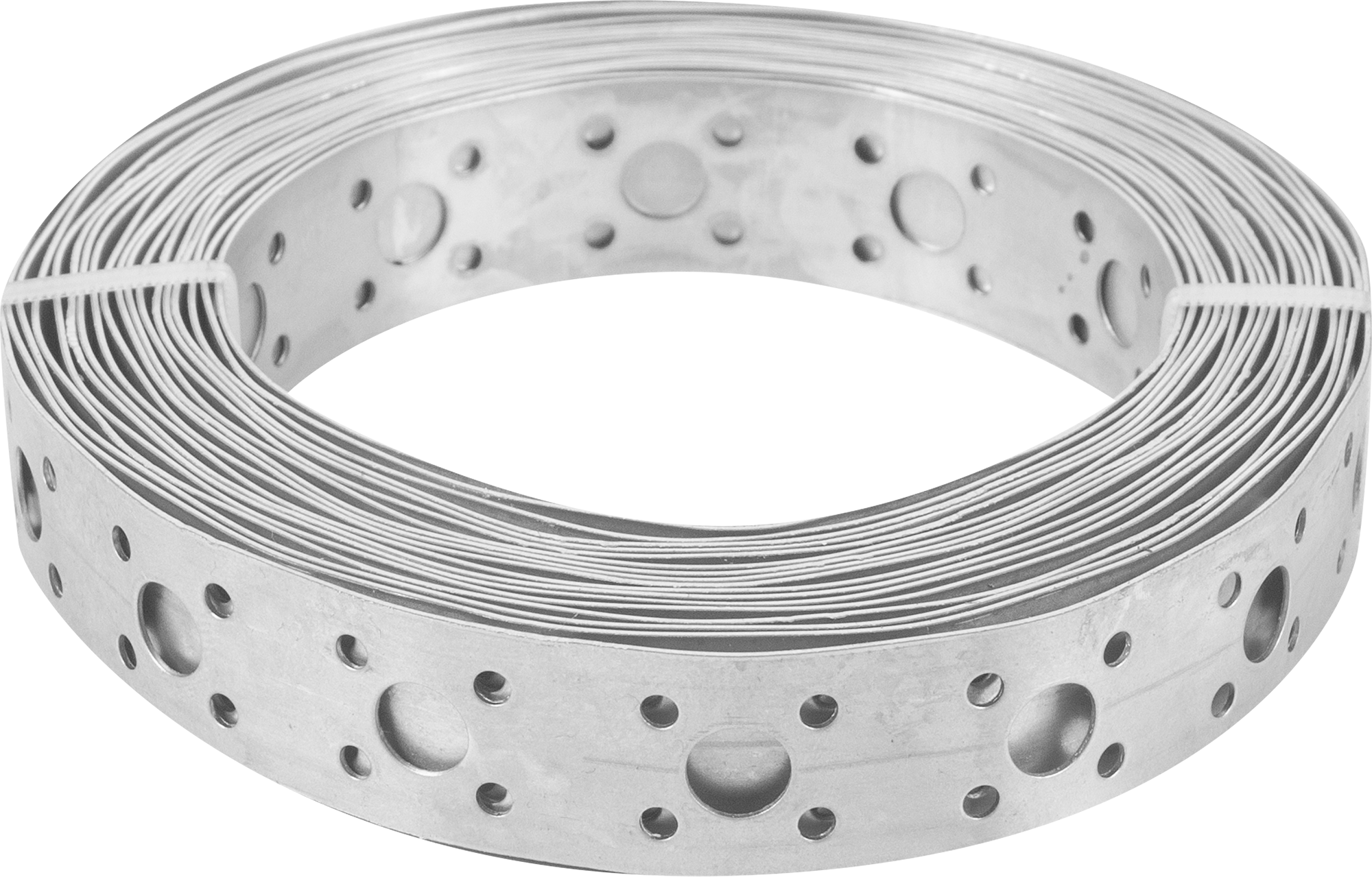 Перфорированная лента прямая LP 20x0.8 5 м оцинкованная сталь цвет серый