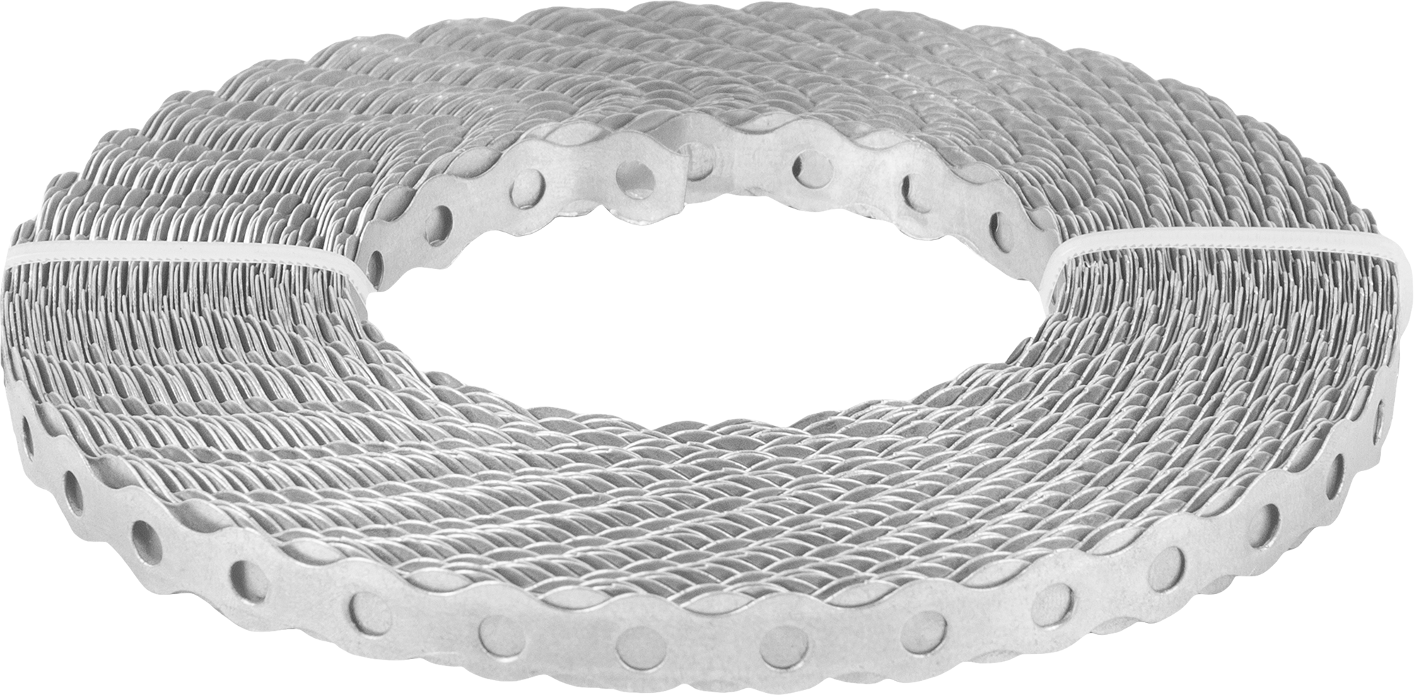 Перфорированная лента волна LV 12x0.5 25 м оцинкованная сталь цвет серый