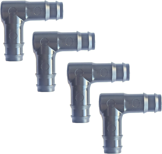 Изображение товара Угольник для шланга №23 ø16мм 4 шт