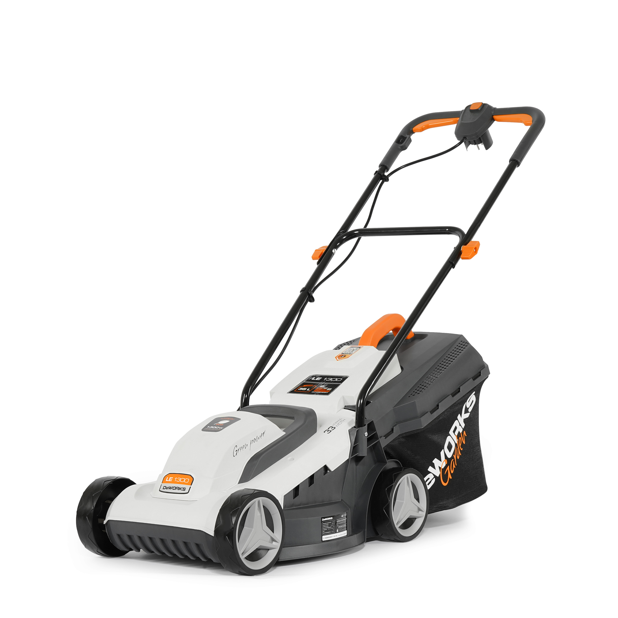 Изображение товара Газонокосилка электрическая Deworks LE 1300- 1300 Вт 32 см
