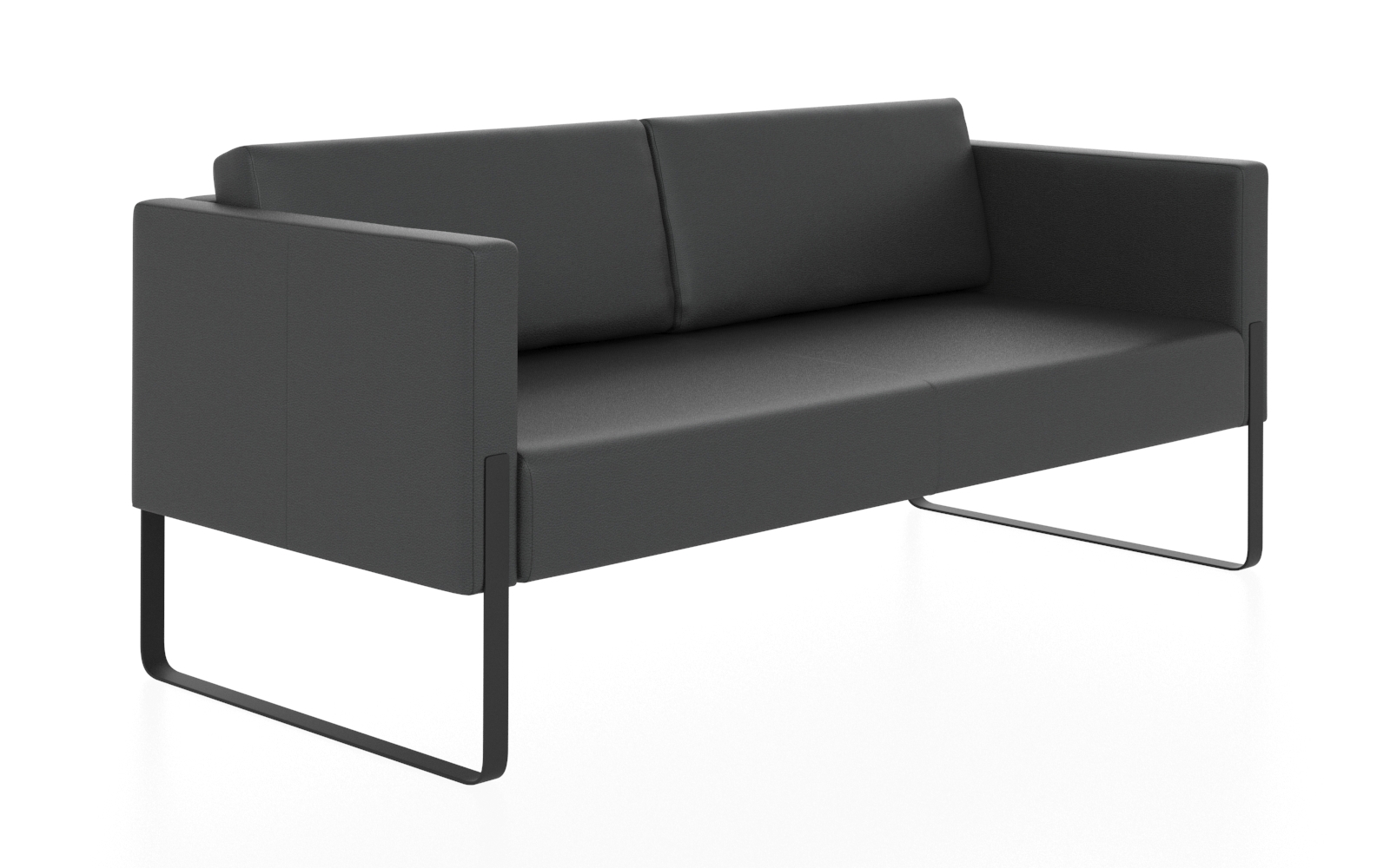 Изображение товара Диван прямой Euroforma Тренд 180x78x78 см с металлическими опорами и износостойкой экокожей