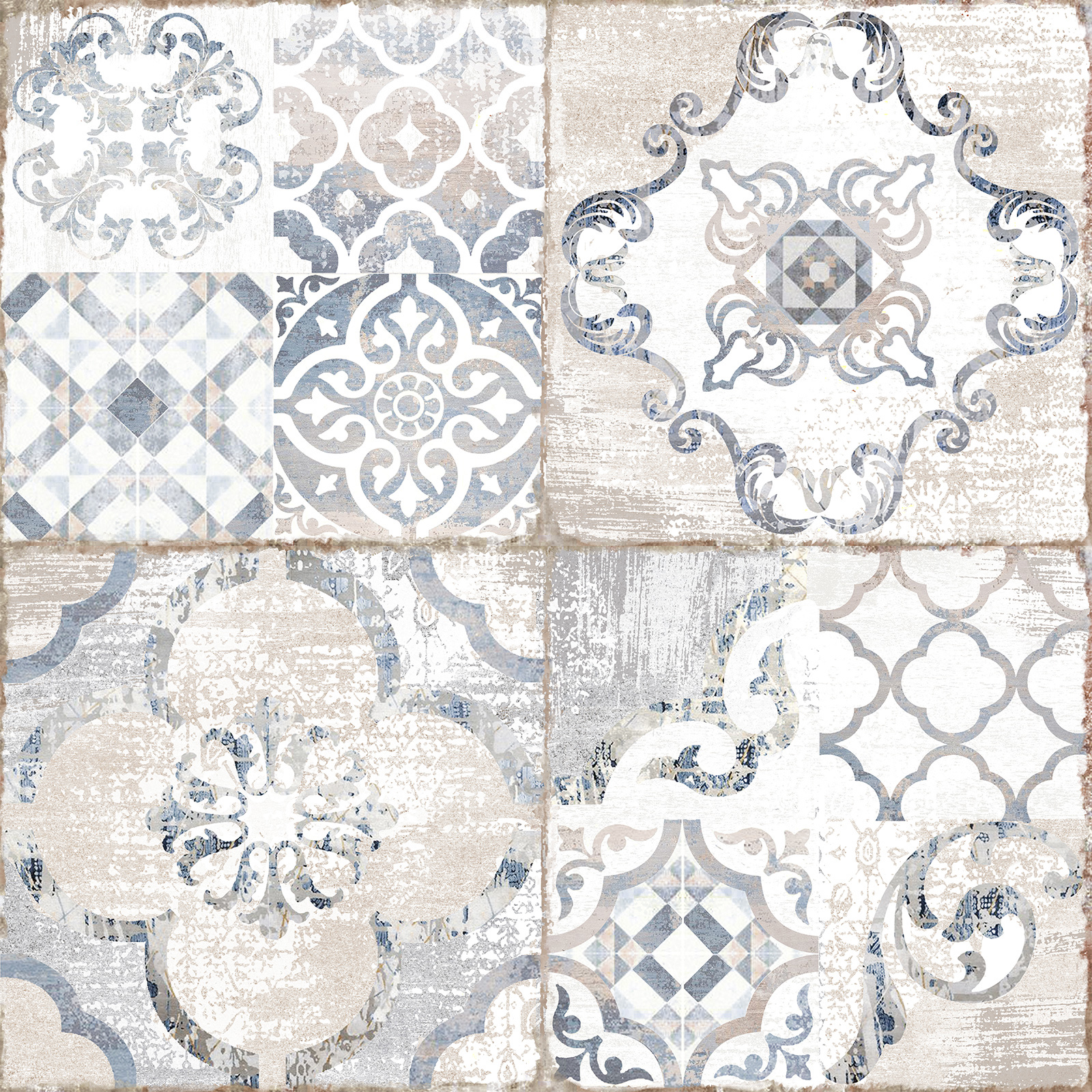 Изображение товара Напольная плитка Alma Ceramica Plaster TFU03PSR017 200x900 мм, серо-серебристая, морозостойкая