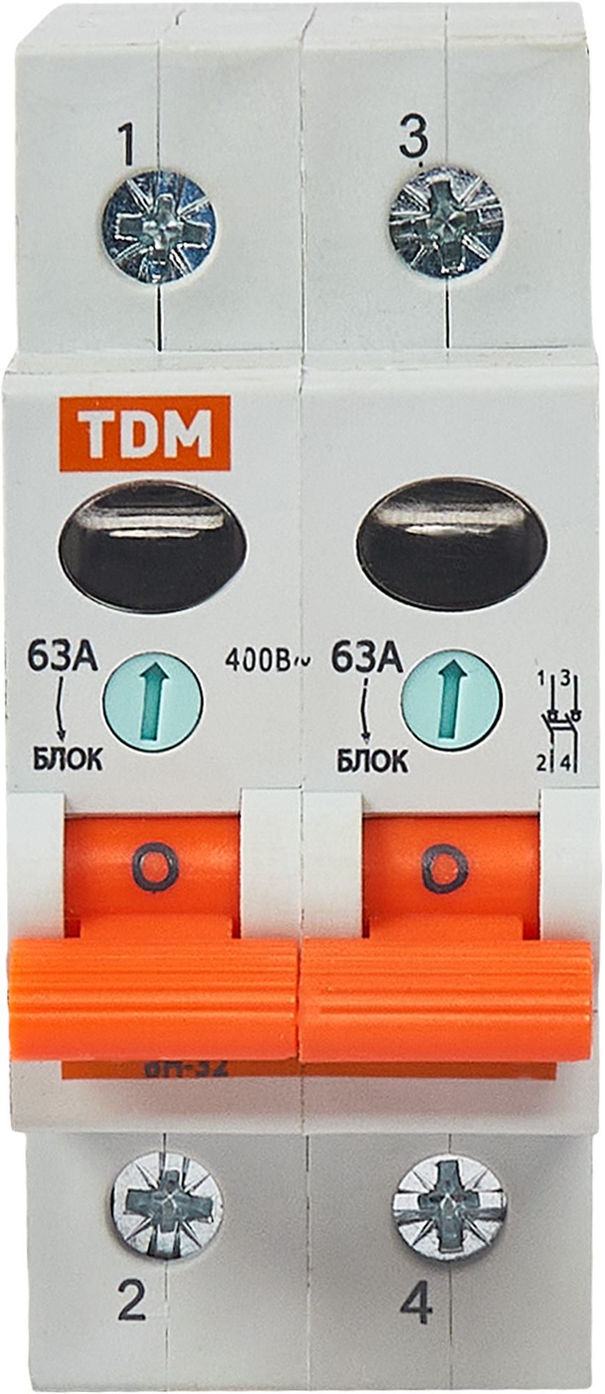 Выключатель нагрузки TDM Electric ВН-32 2P 63 А - 1