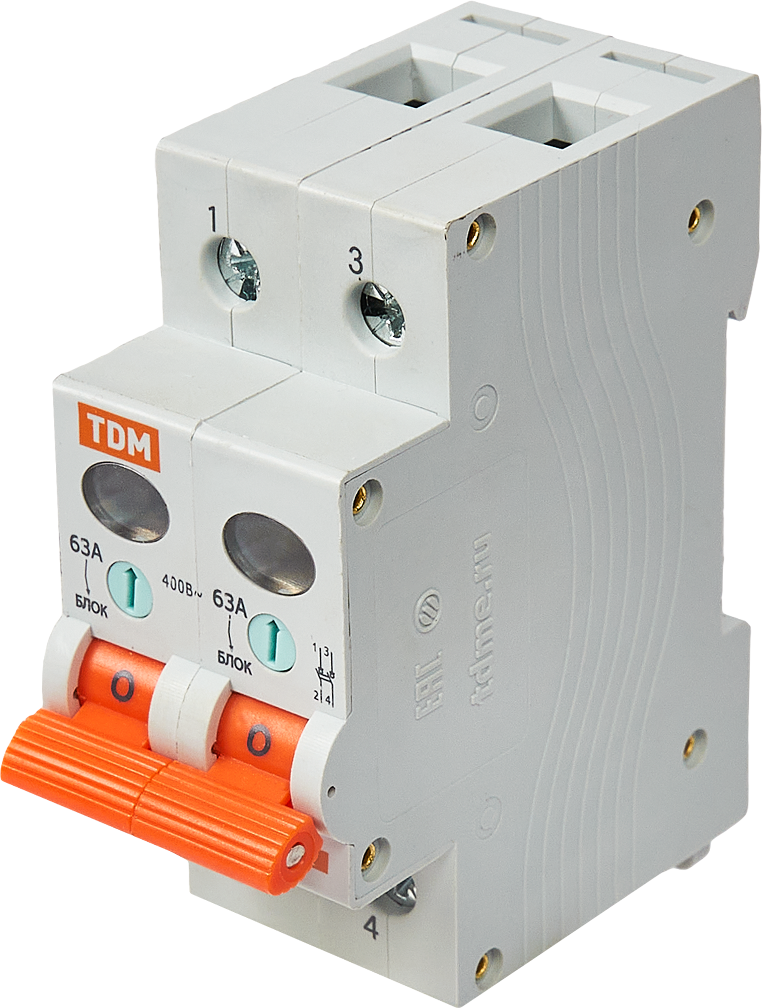 Выключатель нагрузки TDM Electric ВН-32 2P 63 А