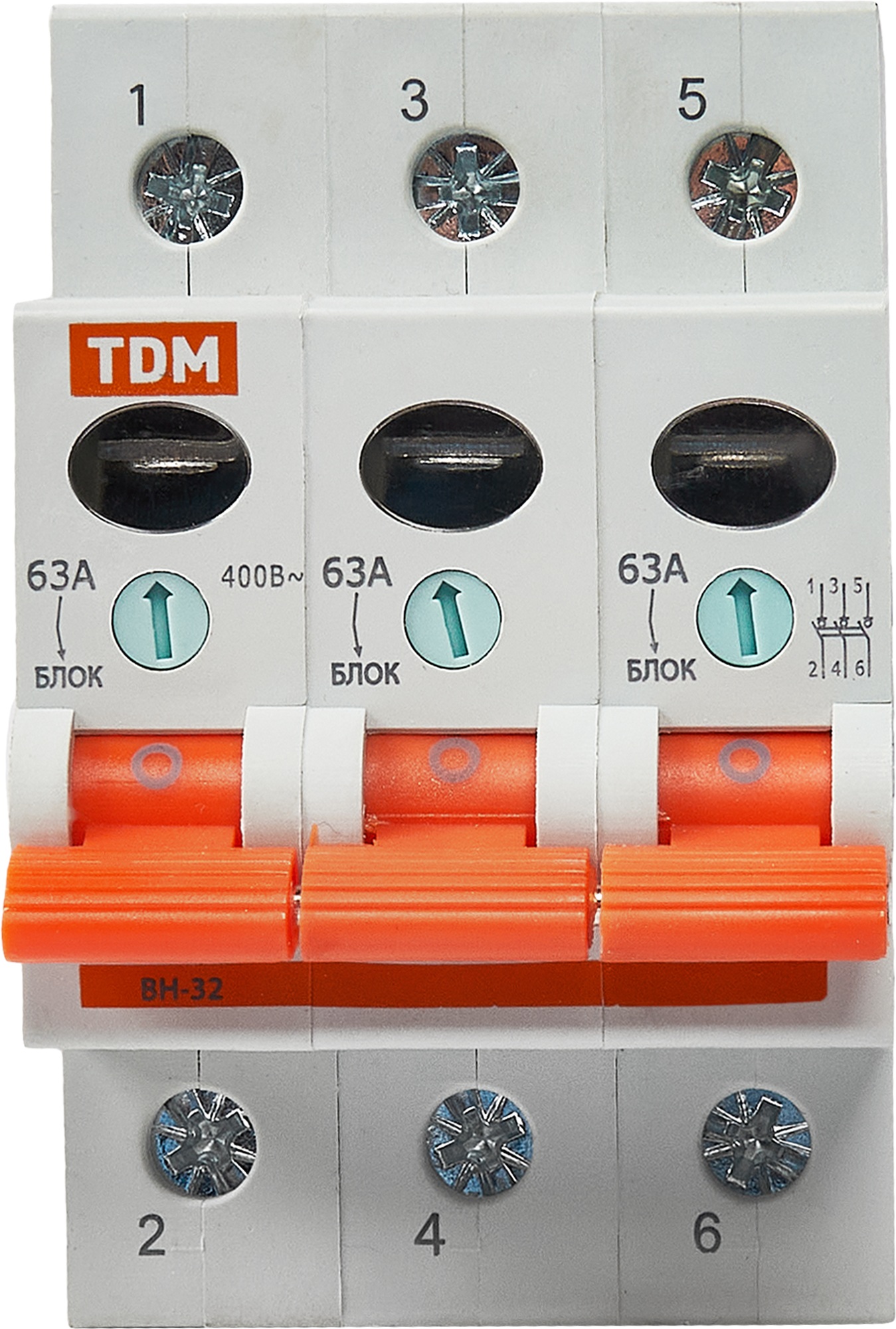Выключатель нагрузки TDM Electric ВН-32 3P 63 А - 1