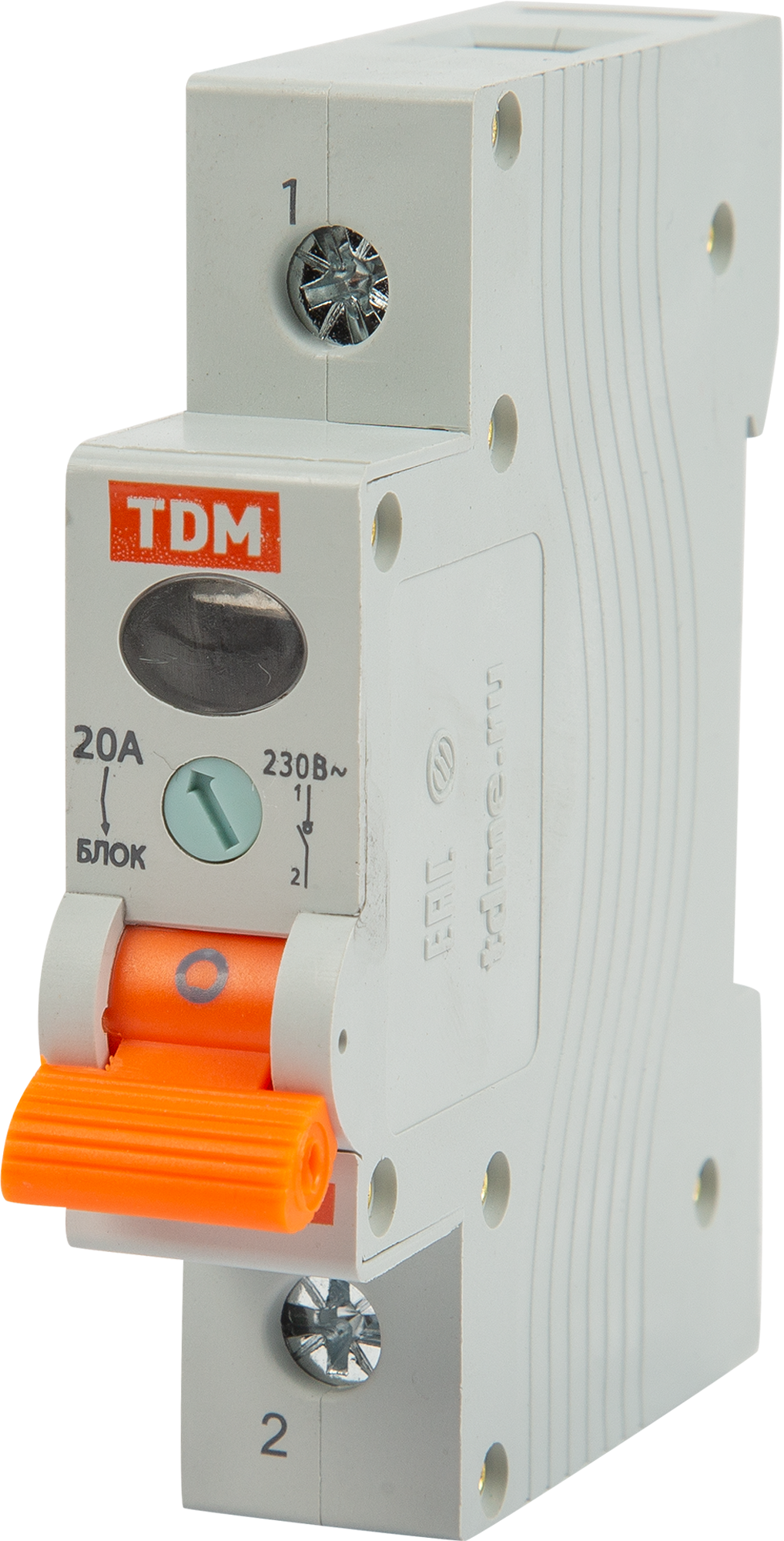 Изображение товара Выключатель нагрузки TDM Electric ВН-32 1P 20 А