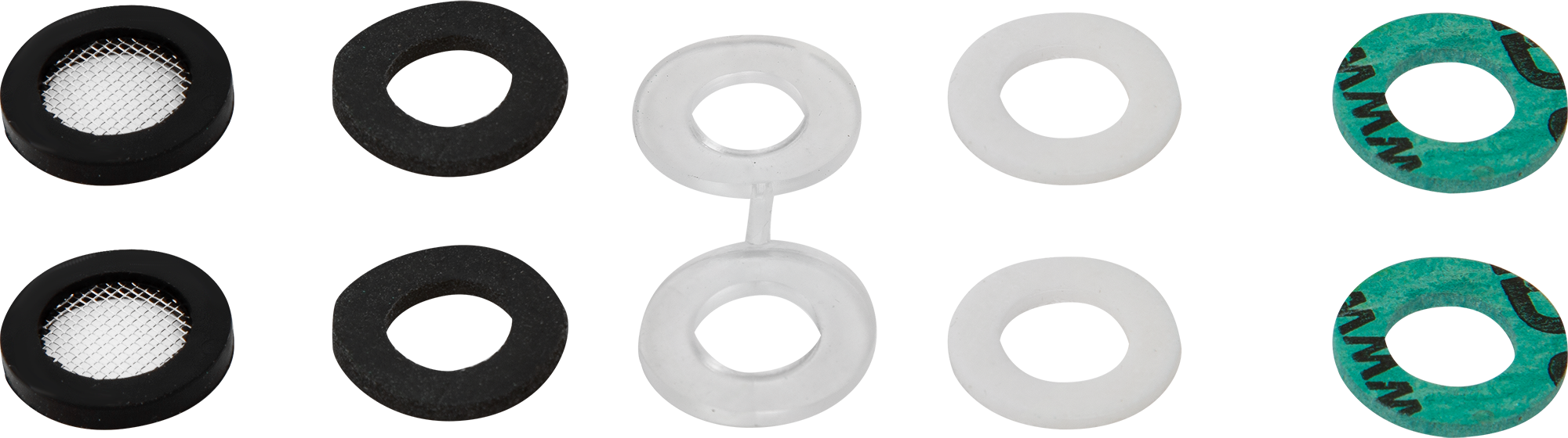 Изображение товара Комплект прокладок для воды 1/2" резина