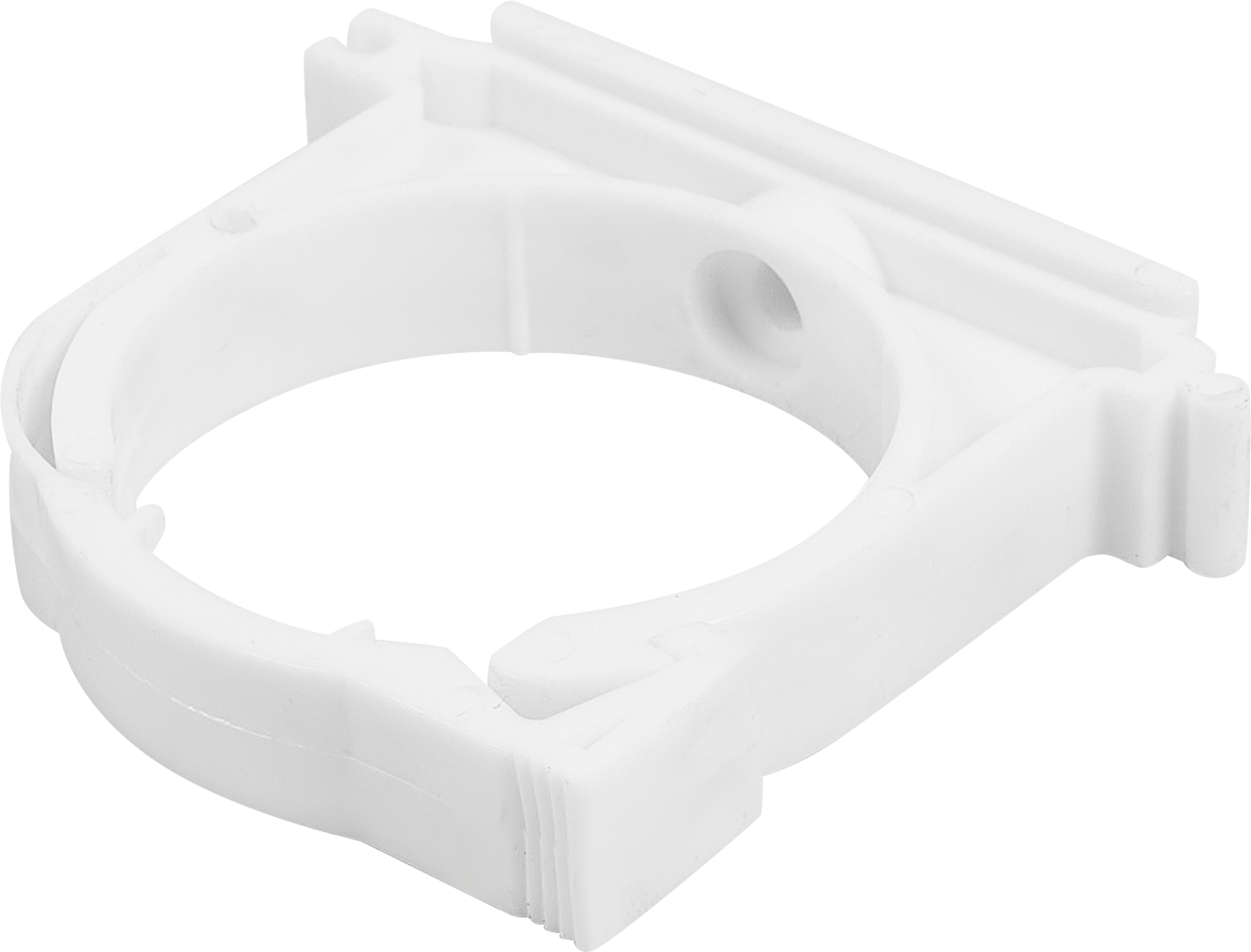 Изображение товара Опора для труб Valfex одинарная с защелкой 50 мм цвет белый