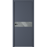 Изображение товара Палладиум 60x200 см, глухая дверь ПВХ, титан/сланец грей, ВиФД