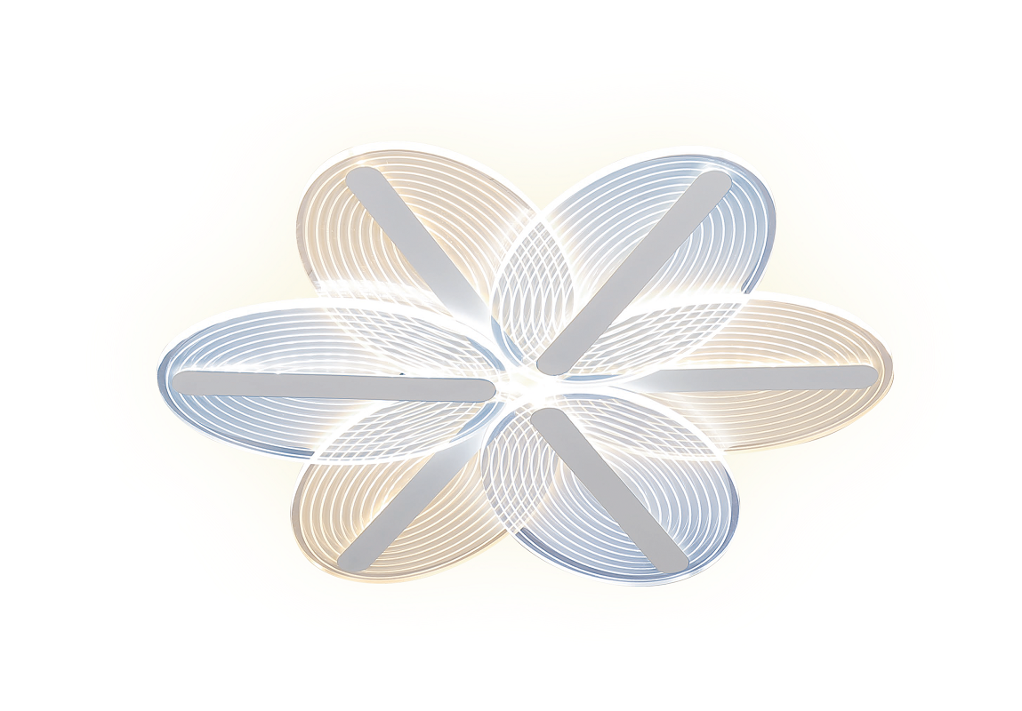 Изображение товара Люстра потолочная светодиодная RITTER 52382 6 с пультом управления белый неоклассический дизайн