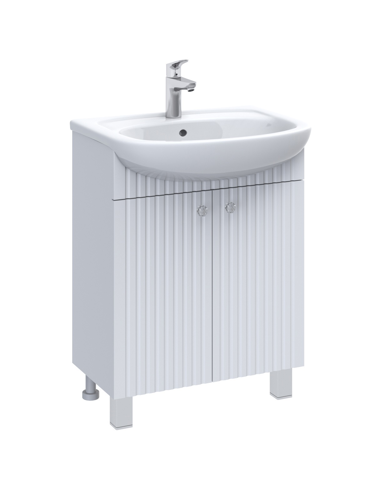 Изображение товара Тумба в ванную Роллс 78x65x30 см ЛДСП цвет белый