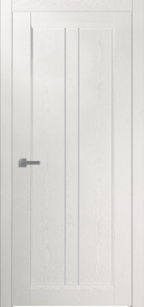 Изображение товара Дверь межкомнатная глухая Челси 60x200 см финиш бумага цвет ясень жемчужный с замком