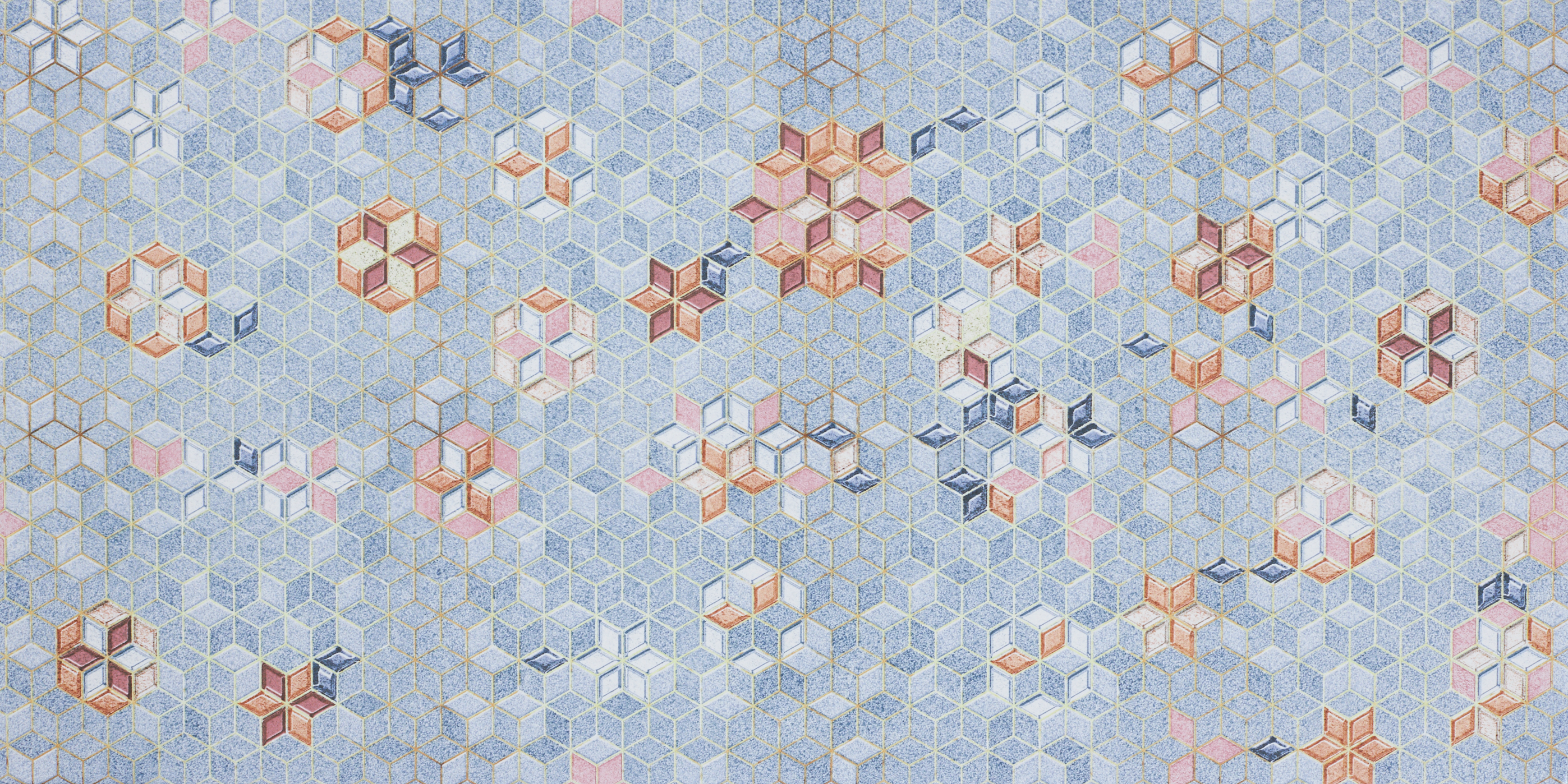 Изображение товара Керамическая настенная плитка Bloom Dec 30x60 см с синим цветом для внутренней отделки