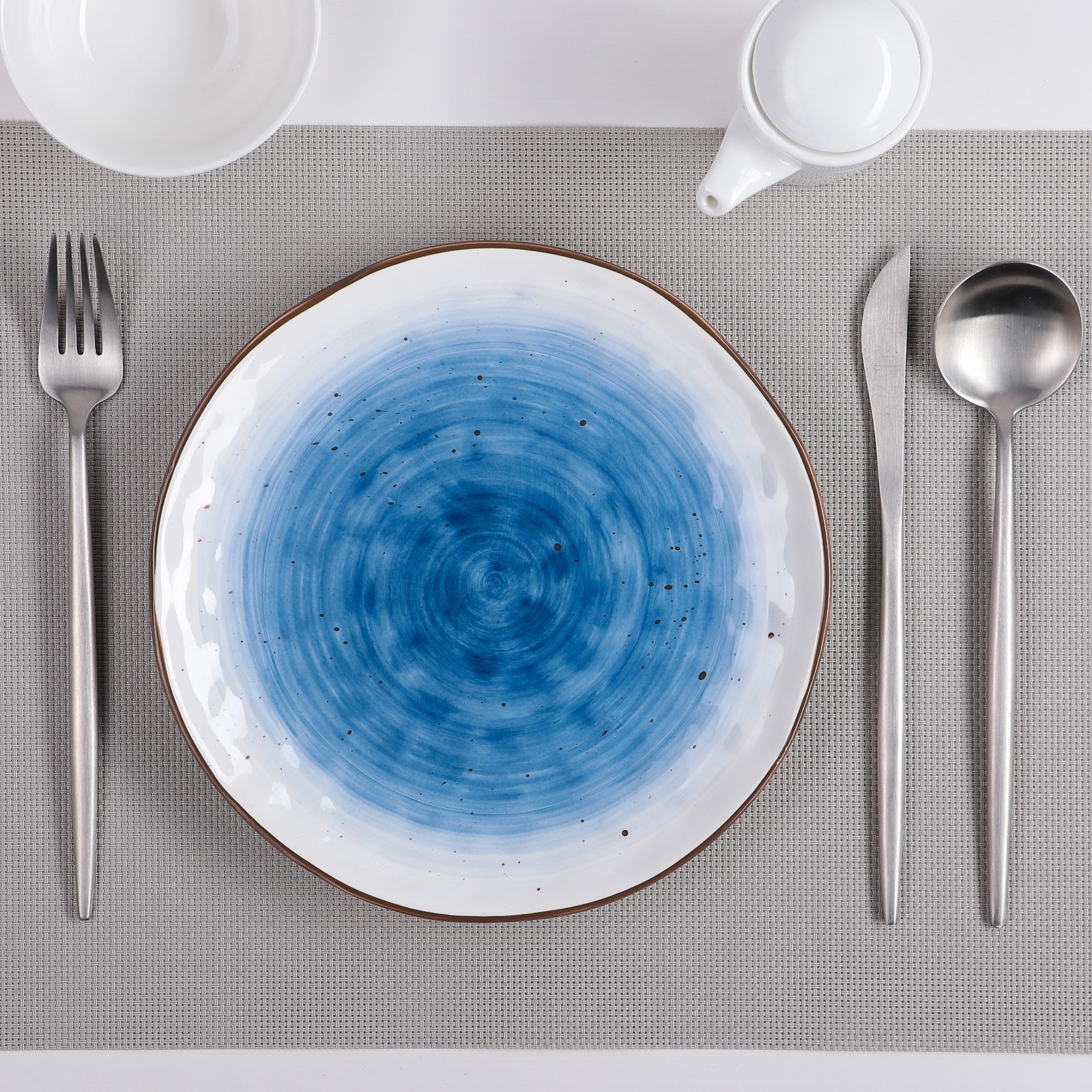 Изображение товара Тарелка Доляна Космос d21.8 см цвет синий